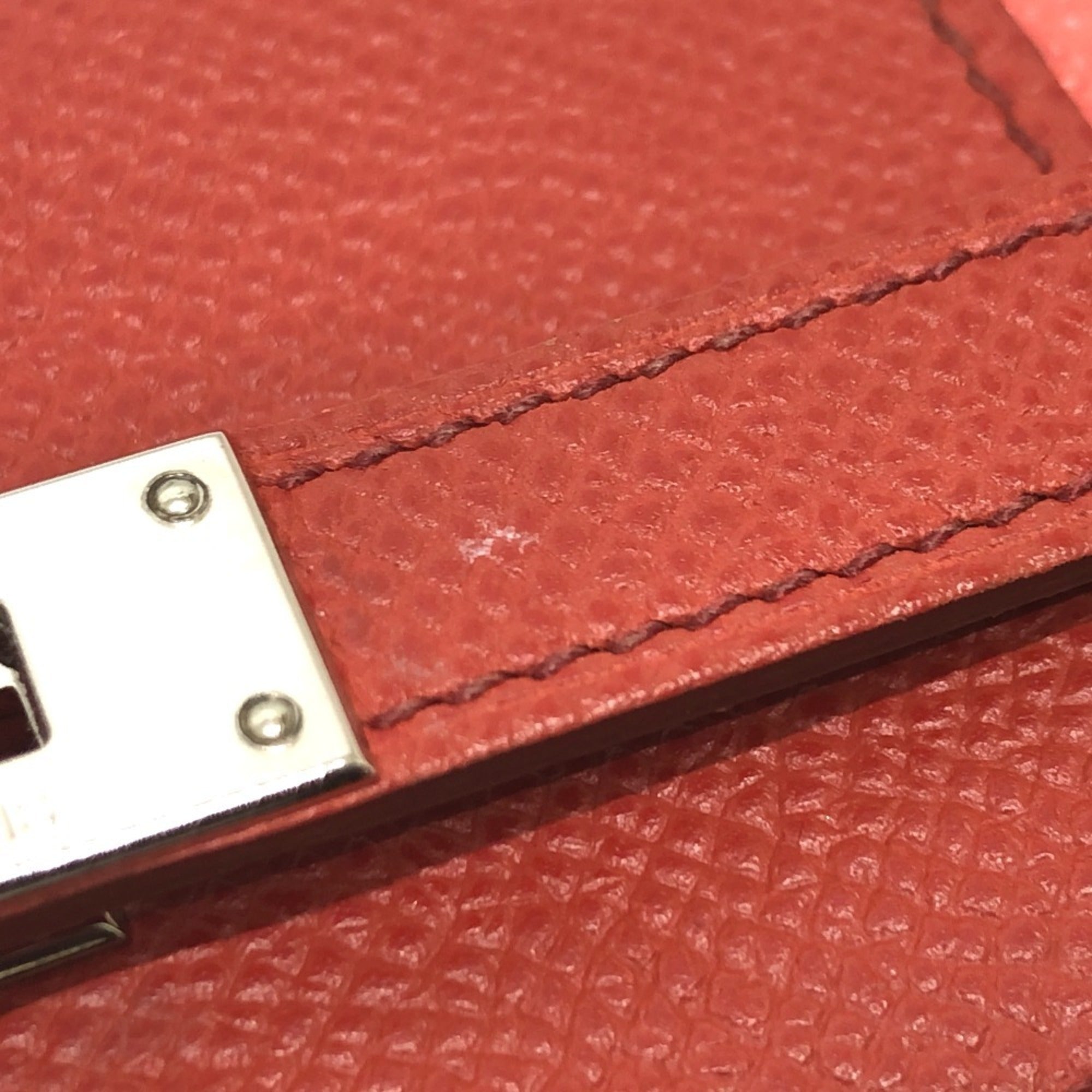 Hermes Pink Epsom Leather Long Wallet (Bi-Fold) (Pre-Owned)