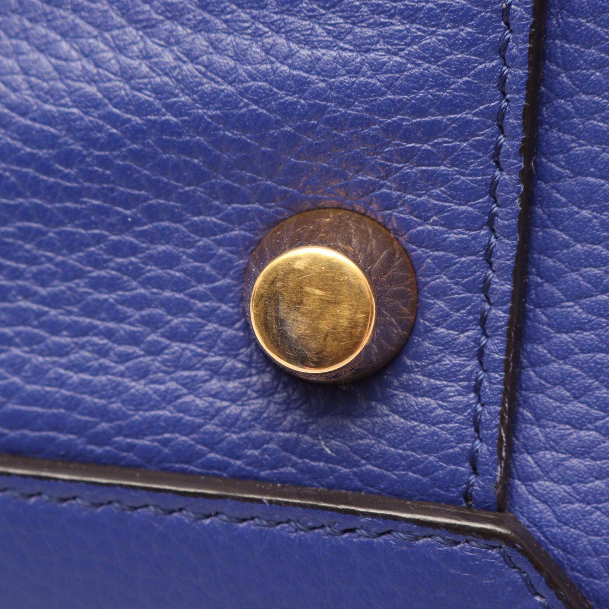 Celine Blue Leather Handbag (Pre-Owned)