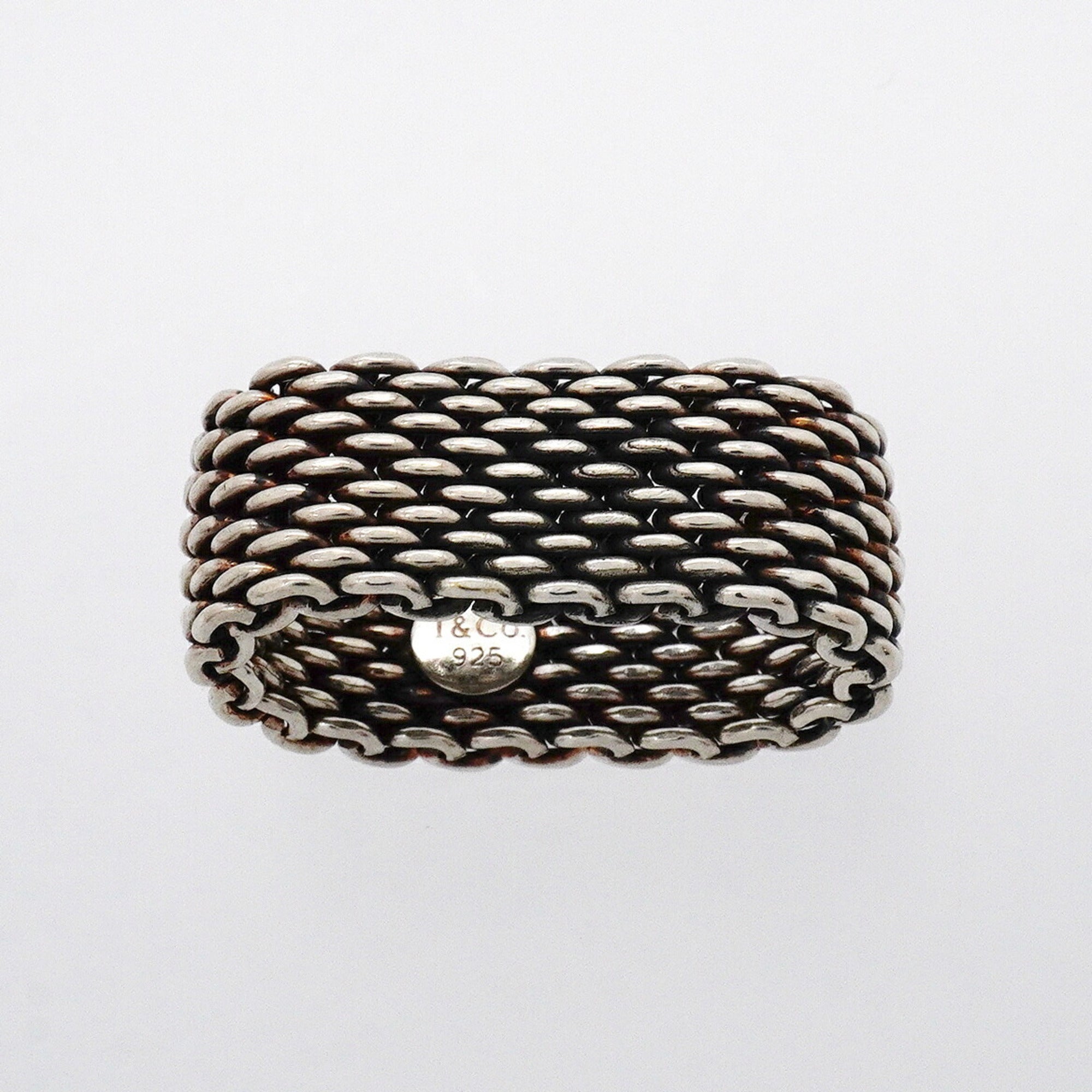 Tiffany Silver 925 Band Ring (Pre-Owned)