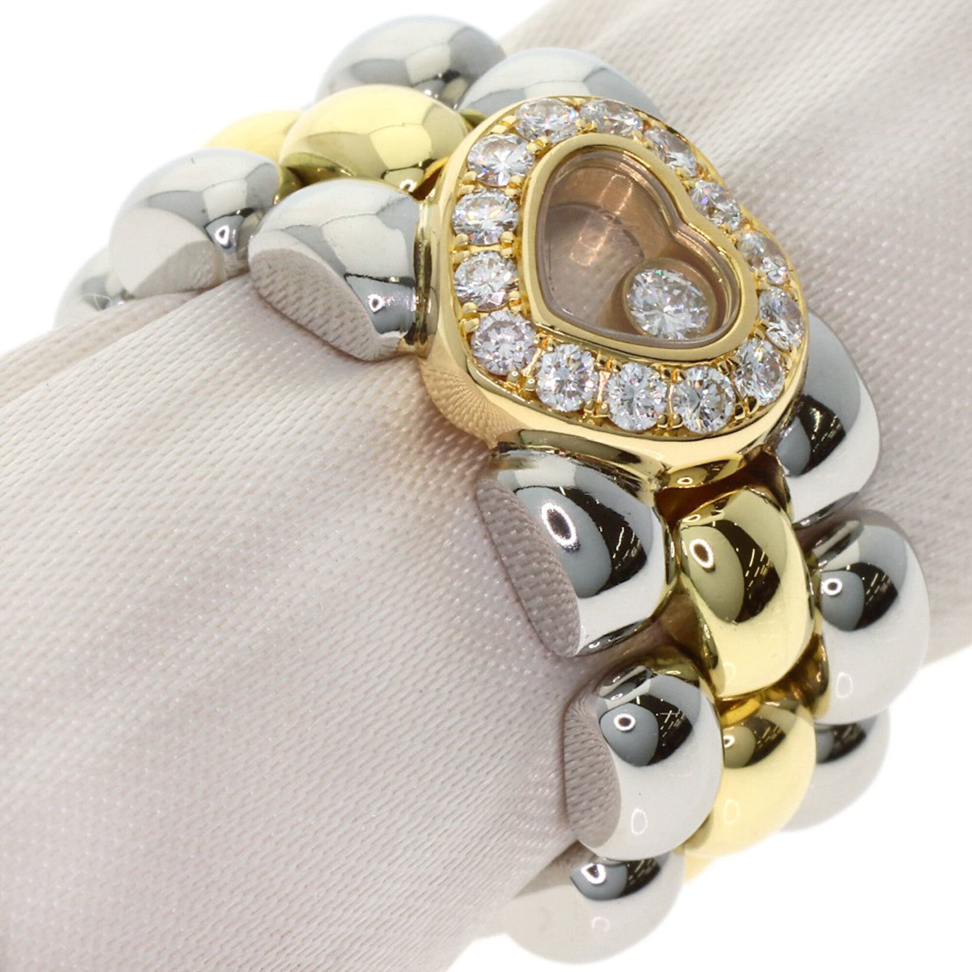 Chopard Yellow Gold (18K) Stainless Steel Band Ring (Pre-Owned)
