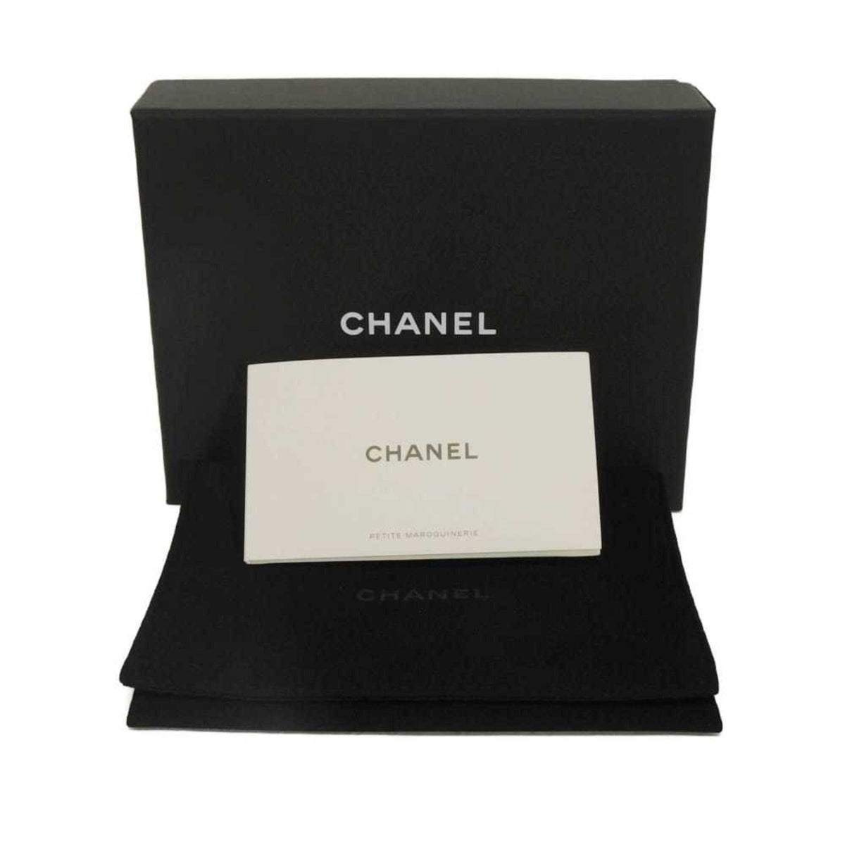 Chanel Black Leather Coin Purse/Coin Case (Pre-Owned)
