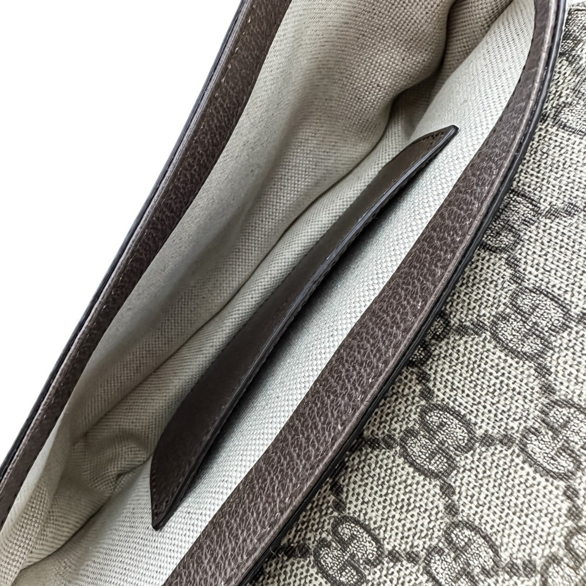 Gucci Brown Gg Supreme Shoulder Bag (Pre-Owned)