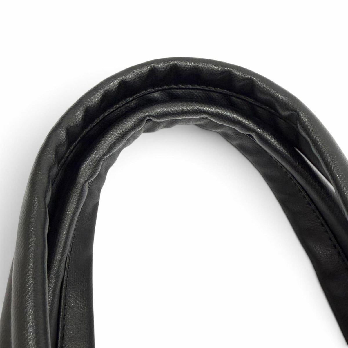 Chanel Black Coated Canvas Leather Tote Bag (Pre-Owned)