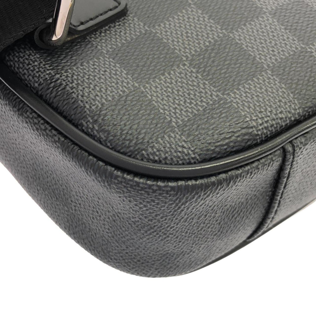 Louis Vuitton Graphite Coated Canvas Shoulder Bag (Pre-Owned)