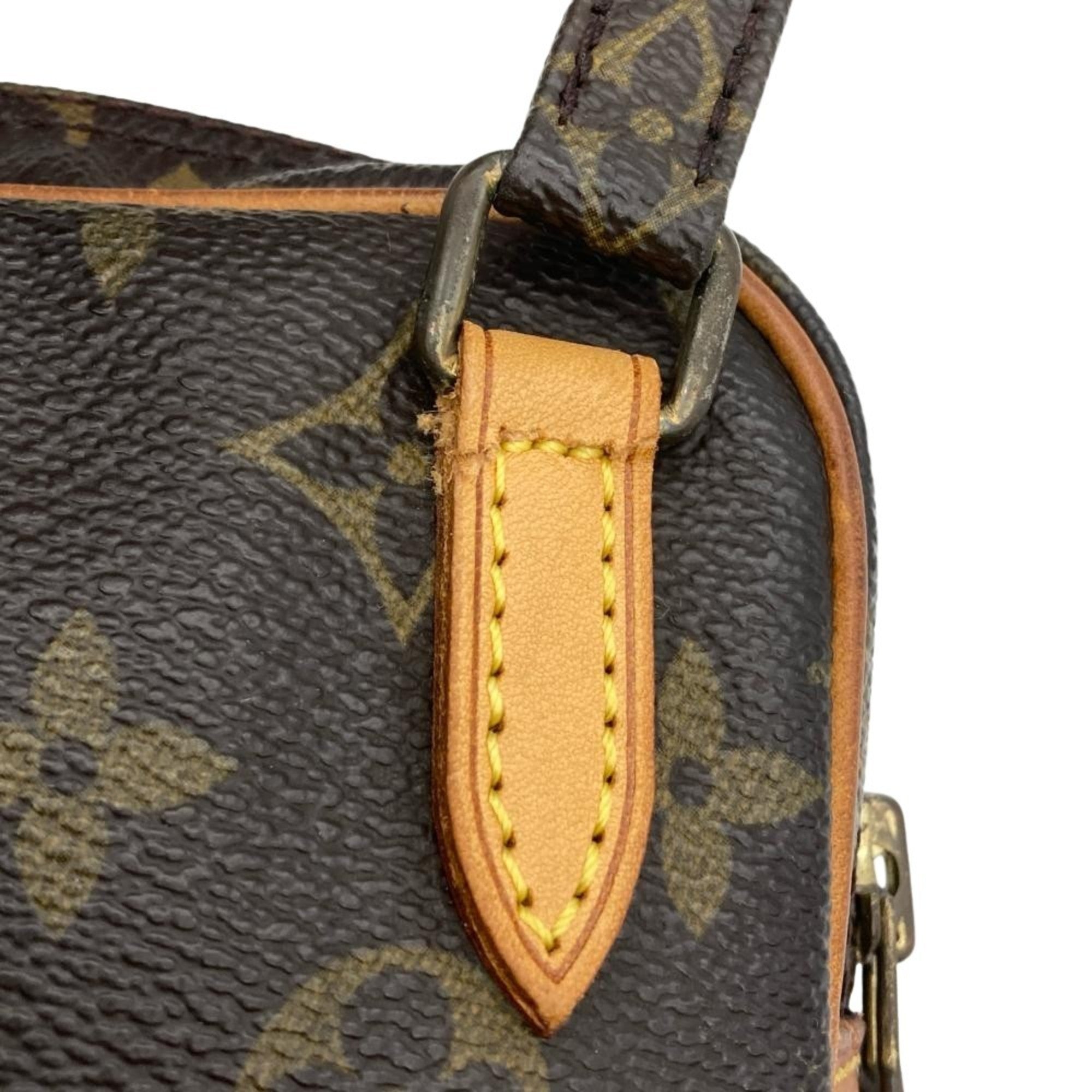 Louis Vuitton Brown Monogram Canvas Pochette Shoulder Bag (Pre-Owned)