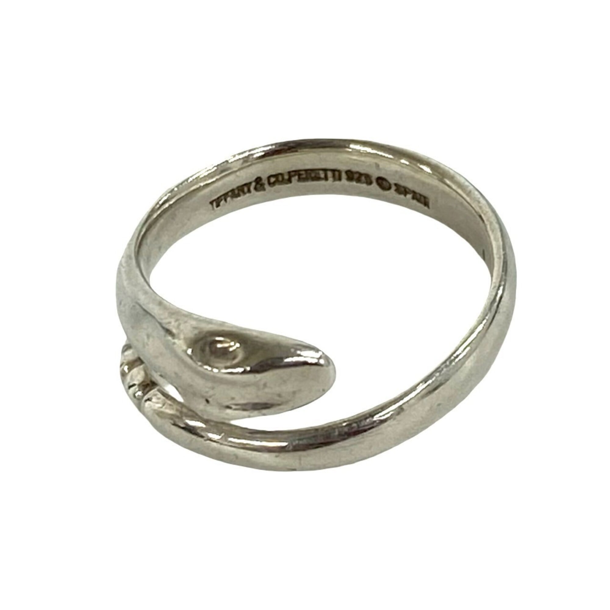 Tiffany Silver Silver 925 Band Ring (Pre-Owned)