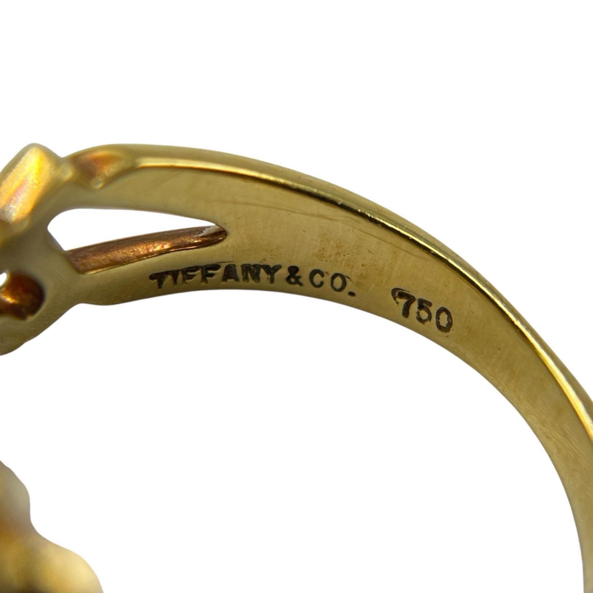 Tiffany Gold Yellow Gold (18K) Band Ring (Pre-Owned)