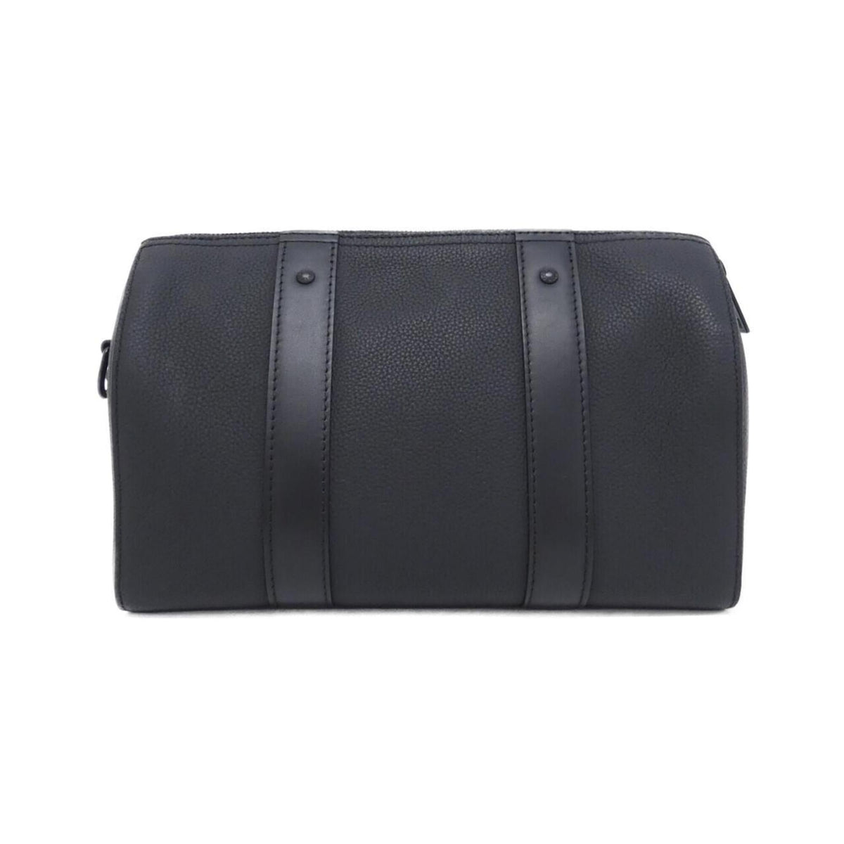 Louis Vuitton Black Leather Shoulder Bag (Pre-Owned)
