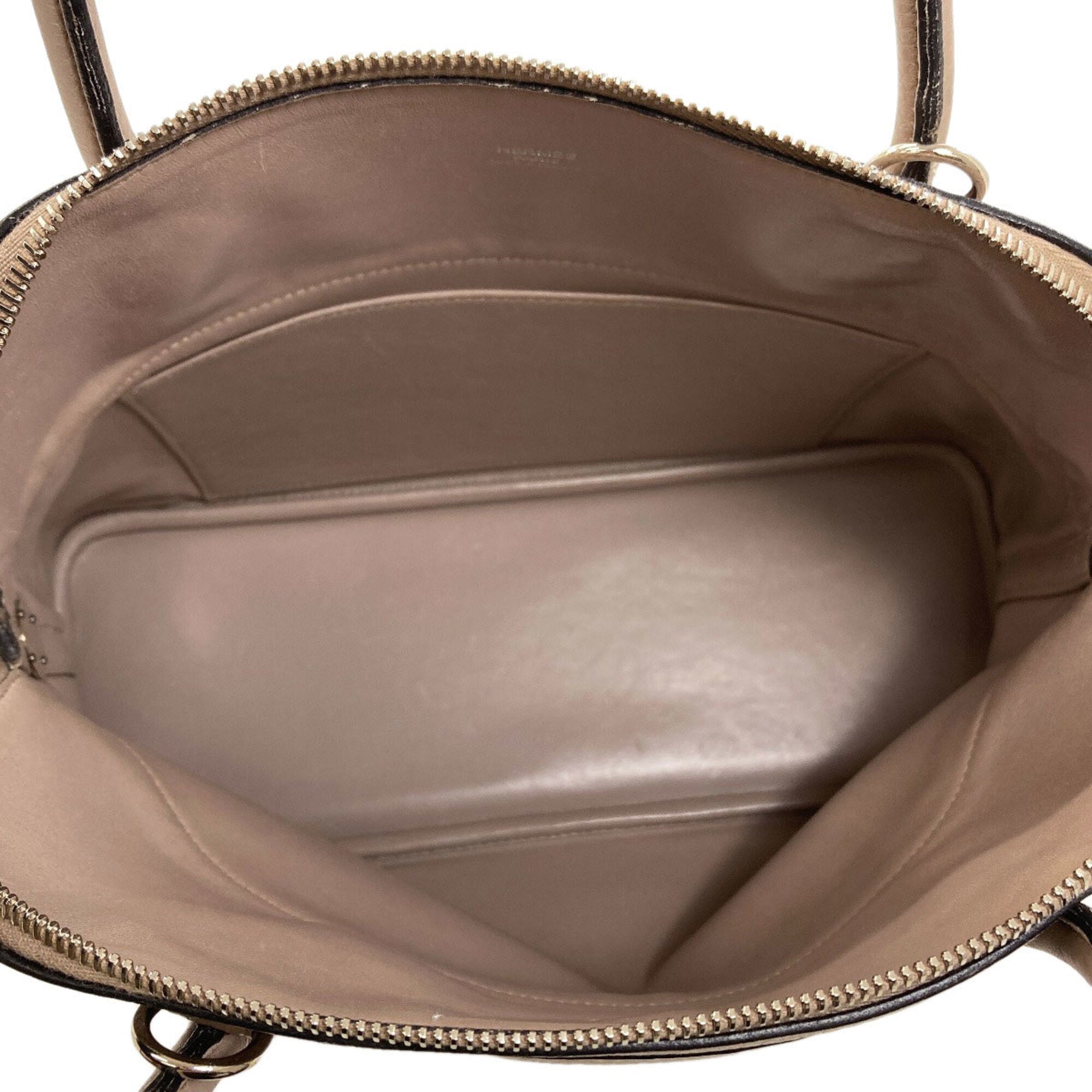 Hermes Taurillon Clemence Leather Handbag (Pre-Owned)