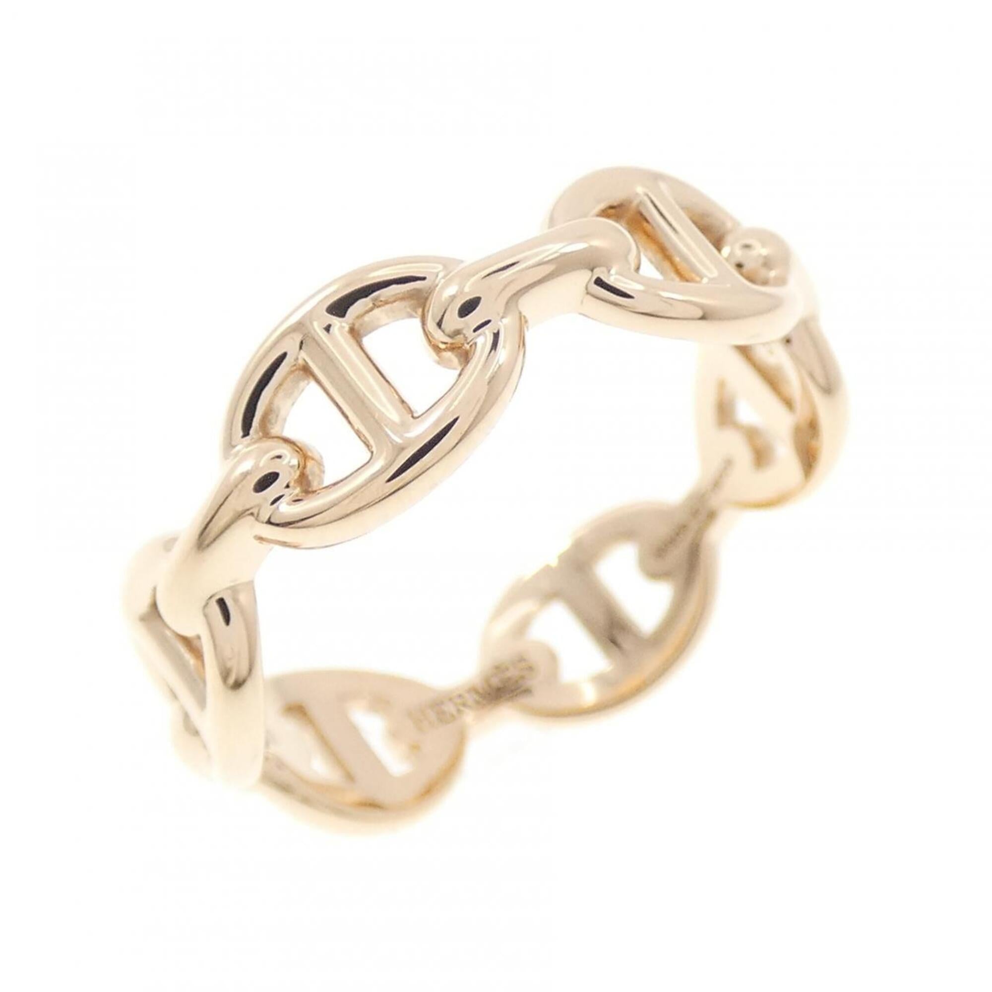 Hermes Pink Gold Pink Gold (18K) Band Ring (Pre-Owned)