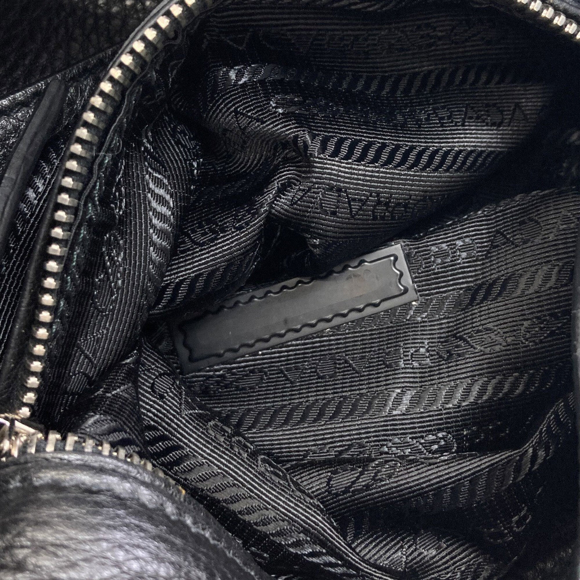 Prada Black Leather Tote Bag (Pre-Owned)