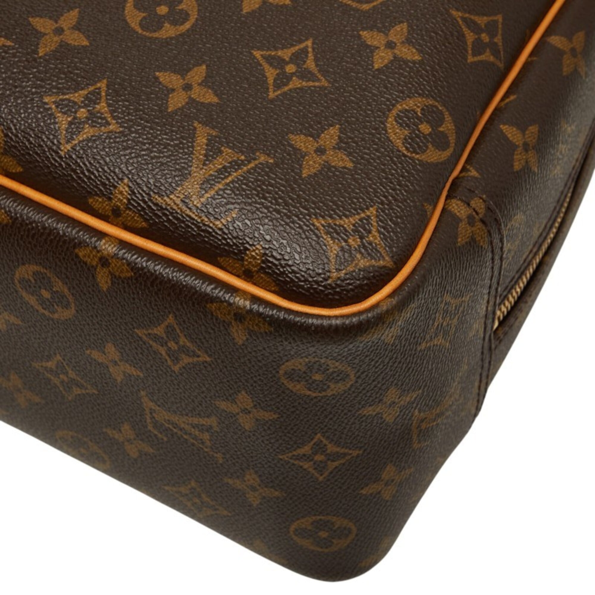 Louis Vuitton Brown Pvc Leather Handbag (Pre-Owned)