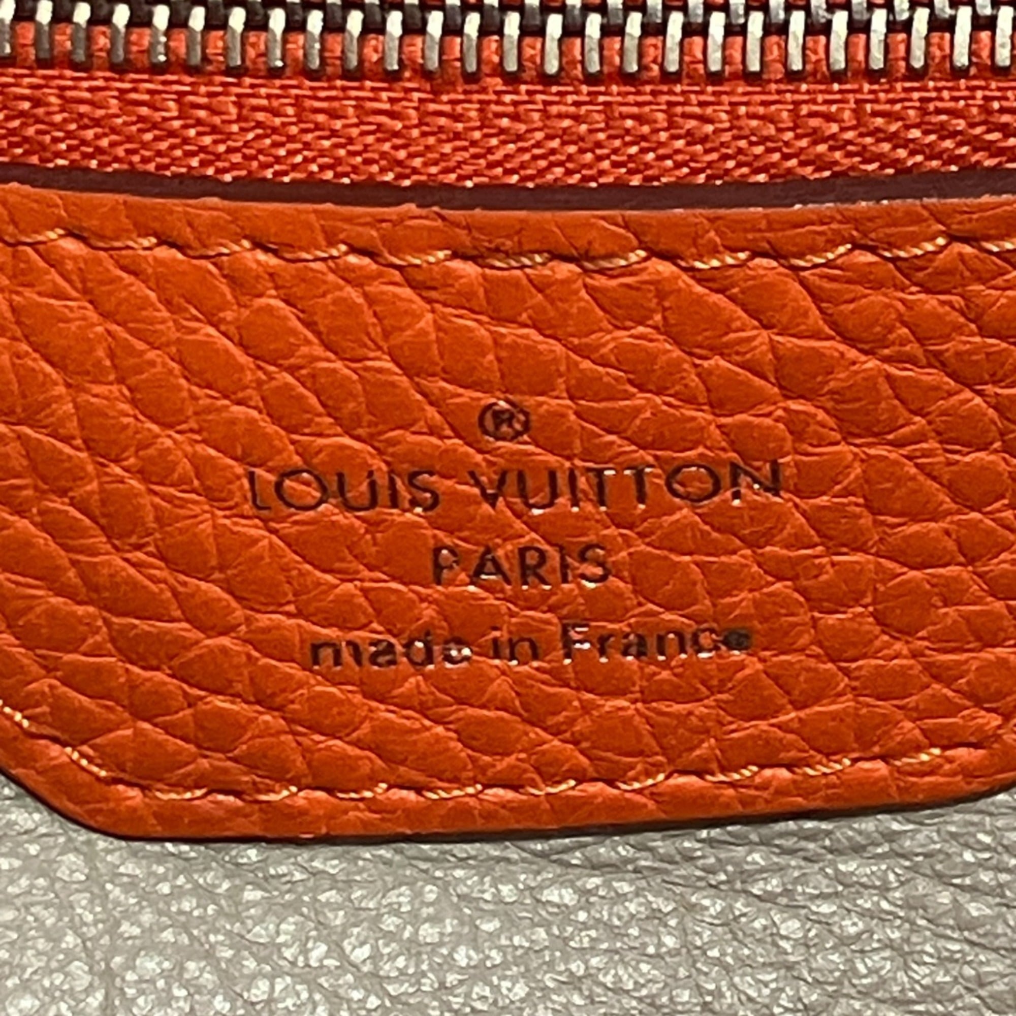 Louis Vuitton Clementine Leather Handbag (Pre-Owned)