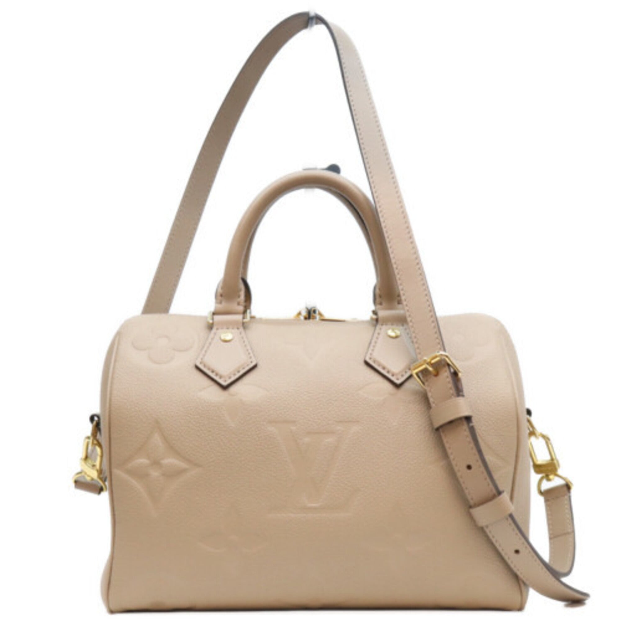 Louis Vuitton Beige Monogram Empreinte Shoulder Bag (Pre-Owned)