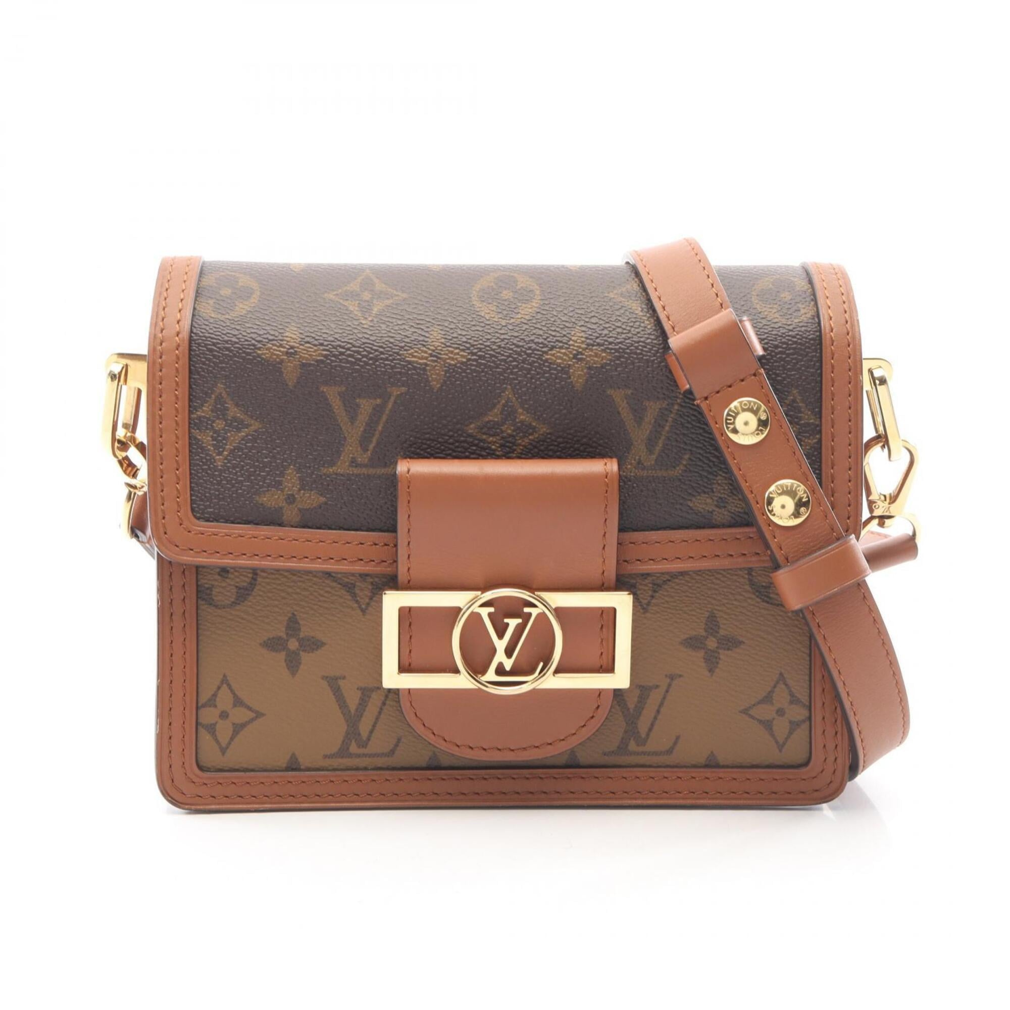 Louis Vuitton Beige Brown Coated Canvas Pvc Leather Handbag Shoulder Bag (Pre-Owned)