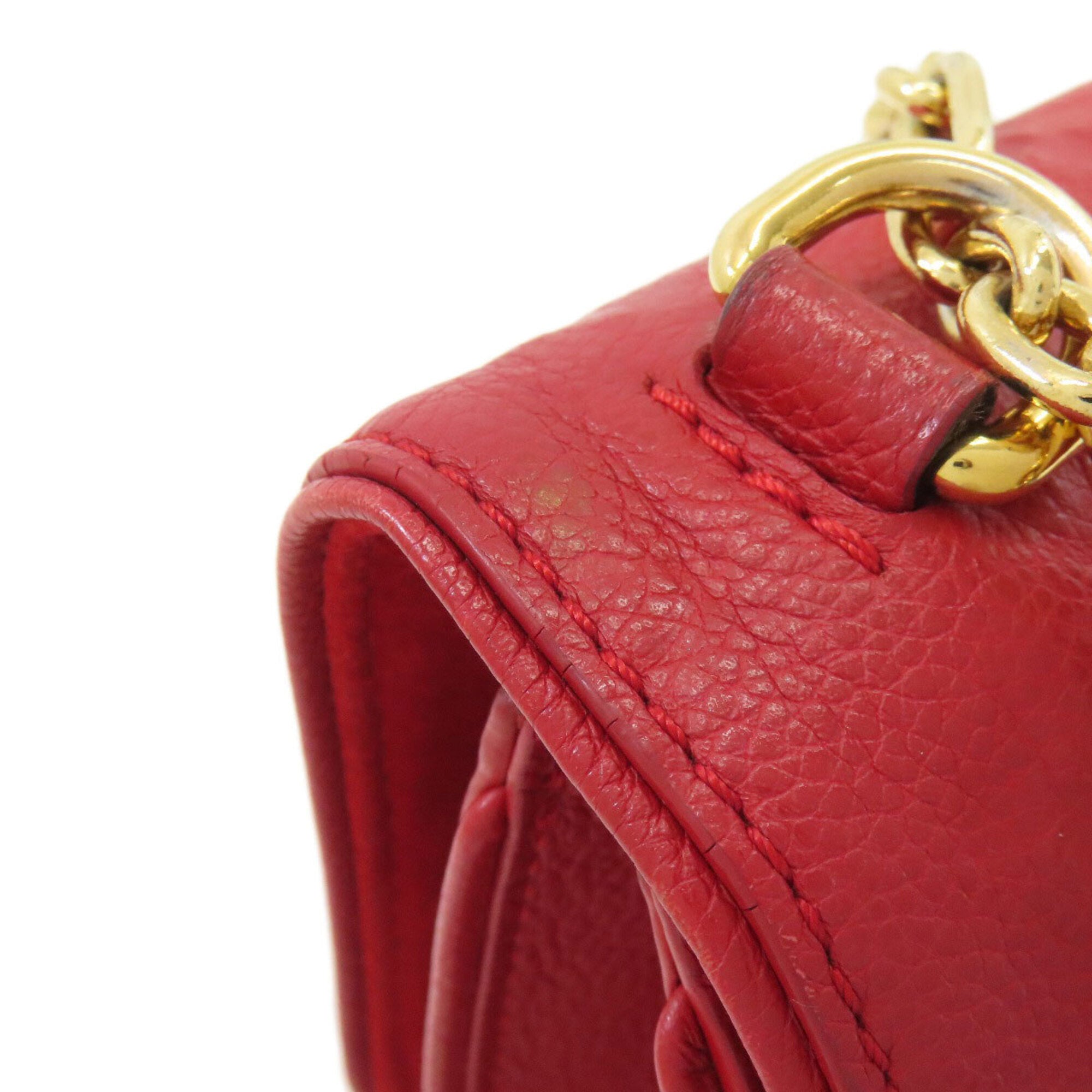 Louis Vuitton Red Color Monogram Empreinte Shoulder Bag (Pre-Owned)