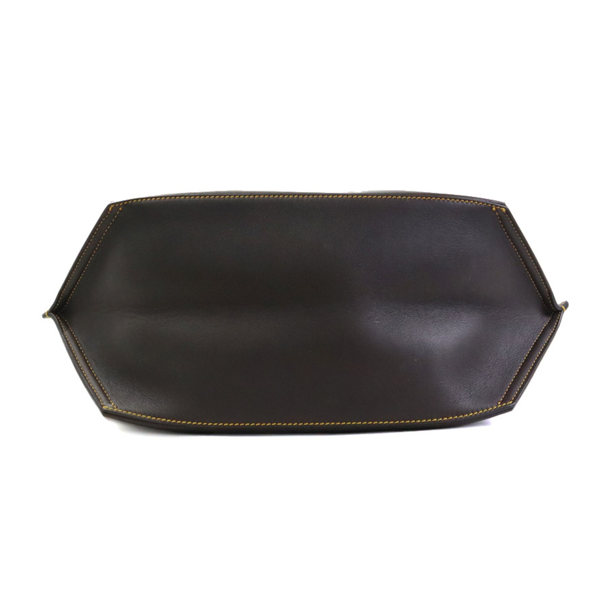 Salvatore Ferragamo Brown Leather Handbag (Pre-Owned)