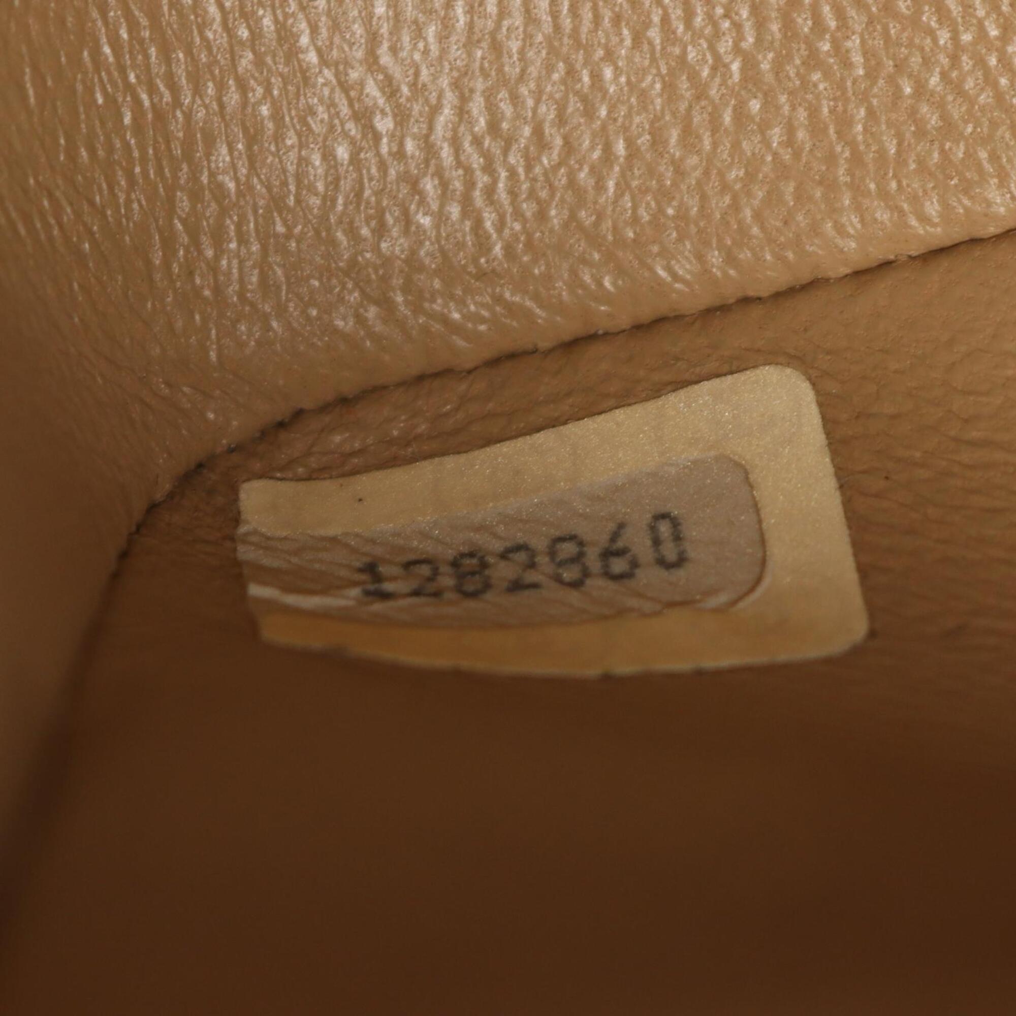 Chanel Matelasse Beige Leather Shoulder Bag (Pre-Owned)
