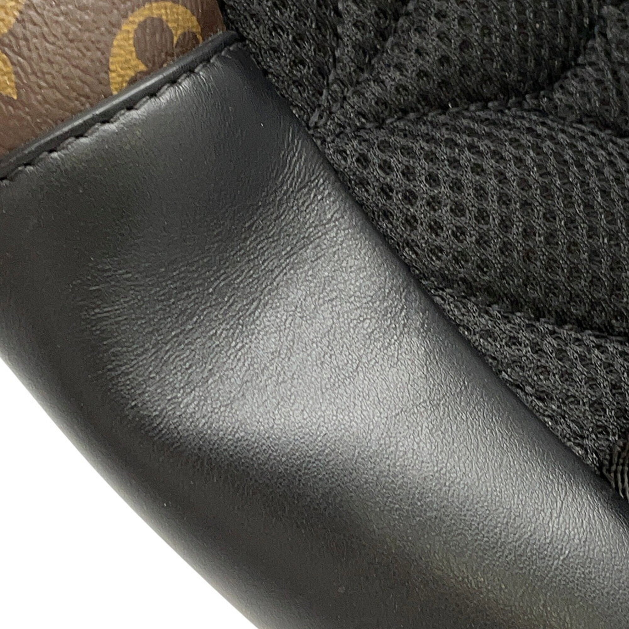 Louis Vuitton Blue Monogram Macassar Noir Monogram Backpack (Pre-Owned)