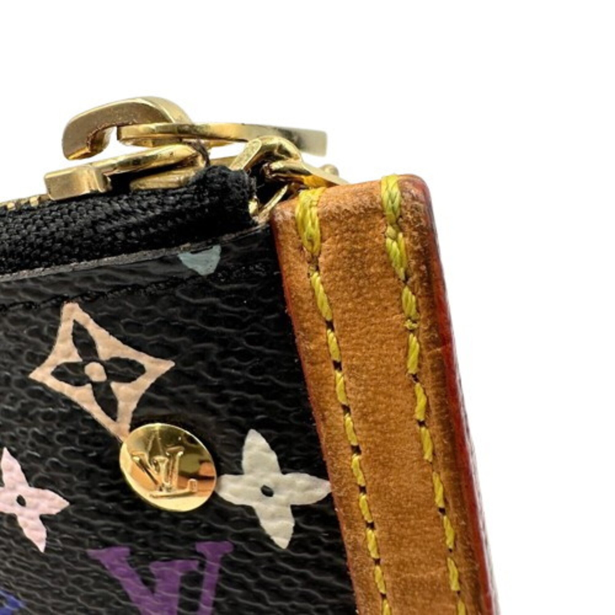 Louis Vuitton Black Pvc Coin Purse/Coin Case (Pre-Owned)