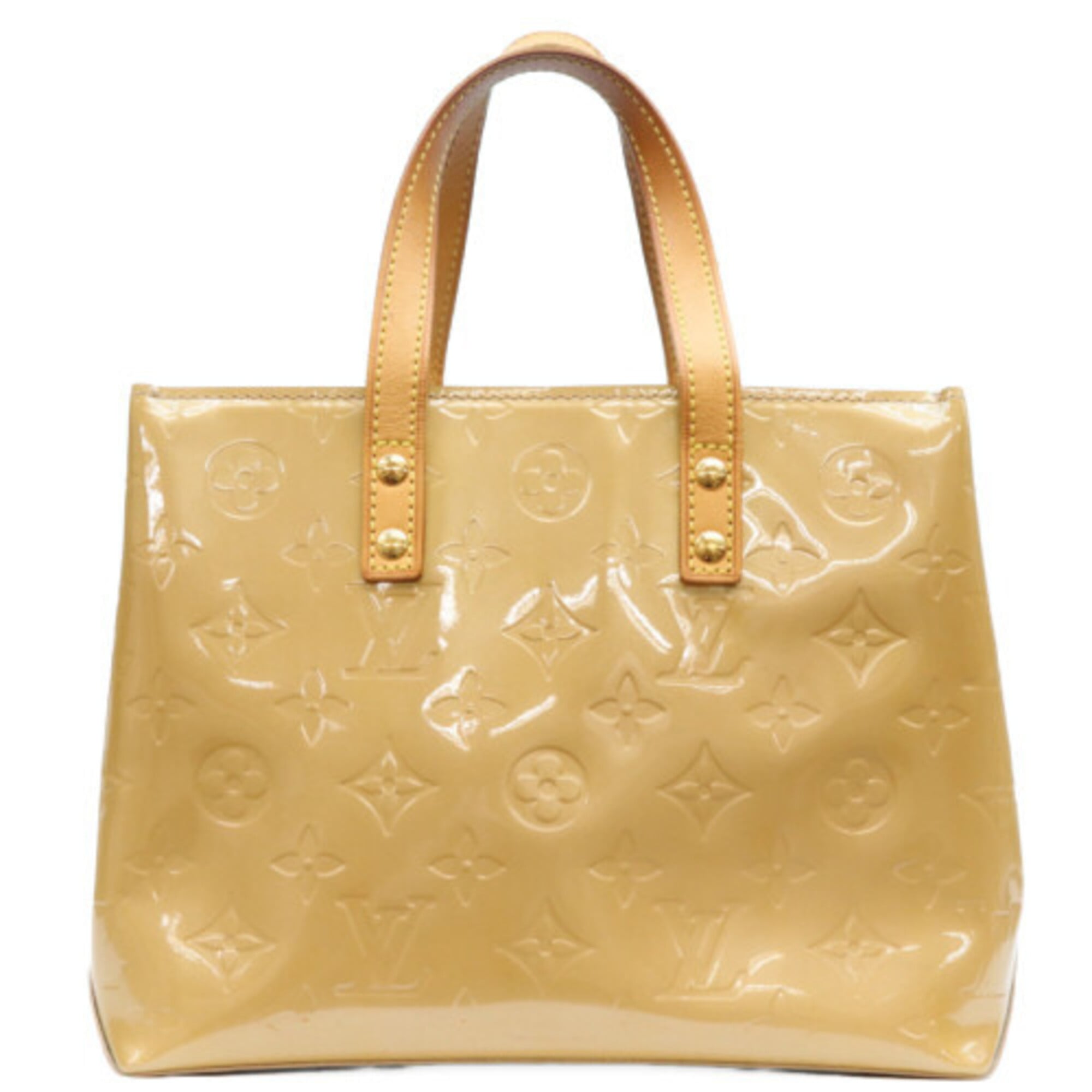 Louis Vuitton Beige Vernis Handbag (Pre-Owned)