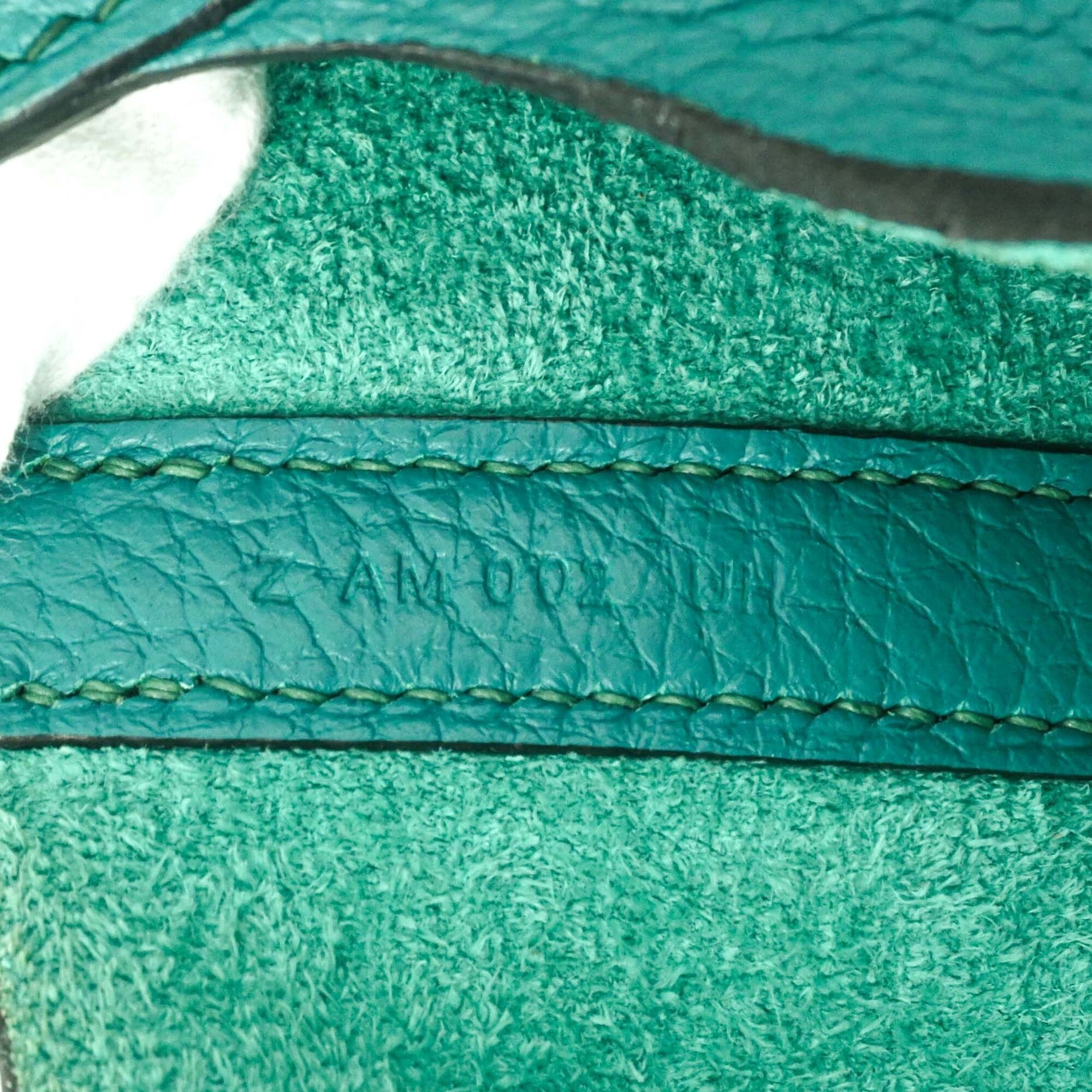 Hermes Green Taurillon Clemence Leather Handbag (Pre-Owned)
