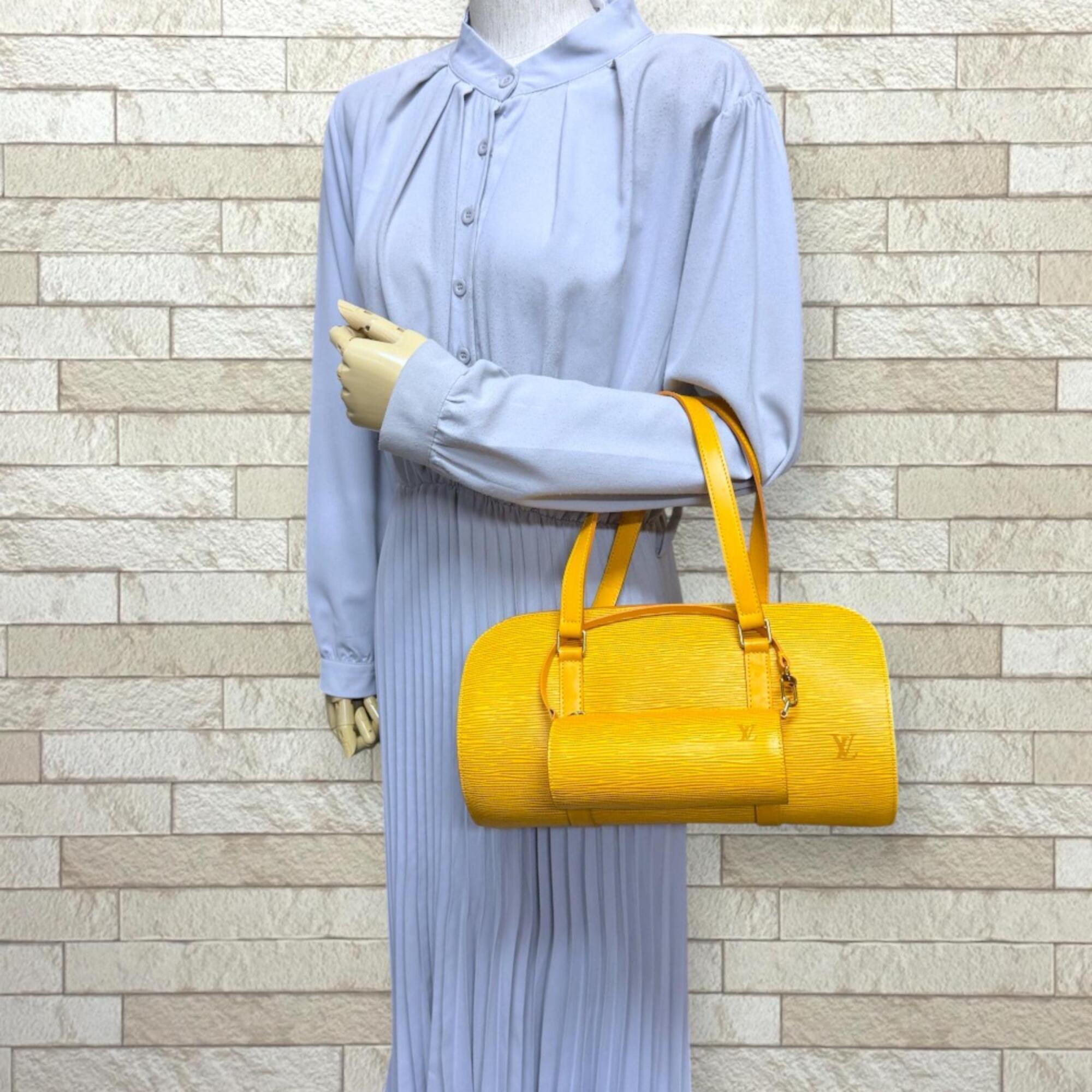 Louis Vuitton Yellow Epi Leather Handbag (Pre-Owned)
