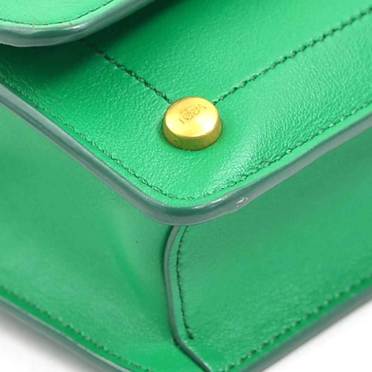 Tod's Green Leather Fanny Pack Shoulder Bag (Pre-Owned)