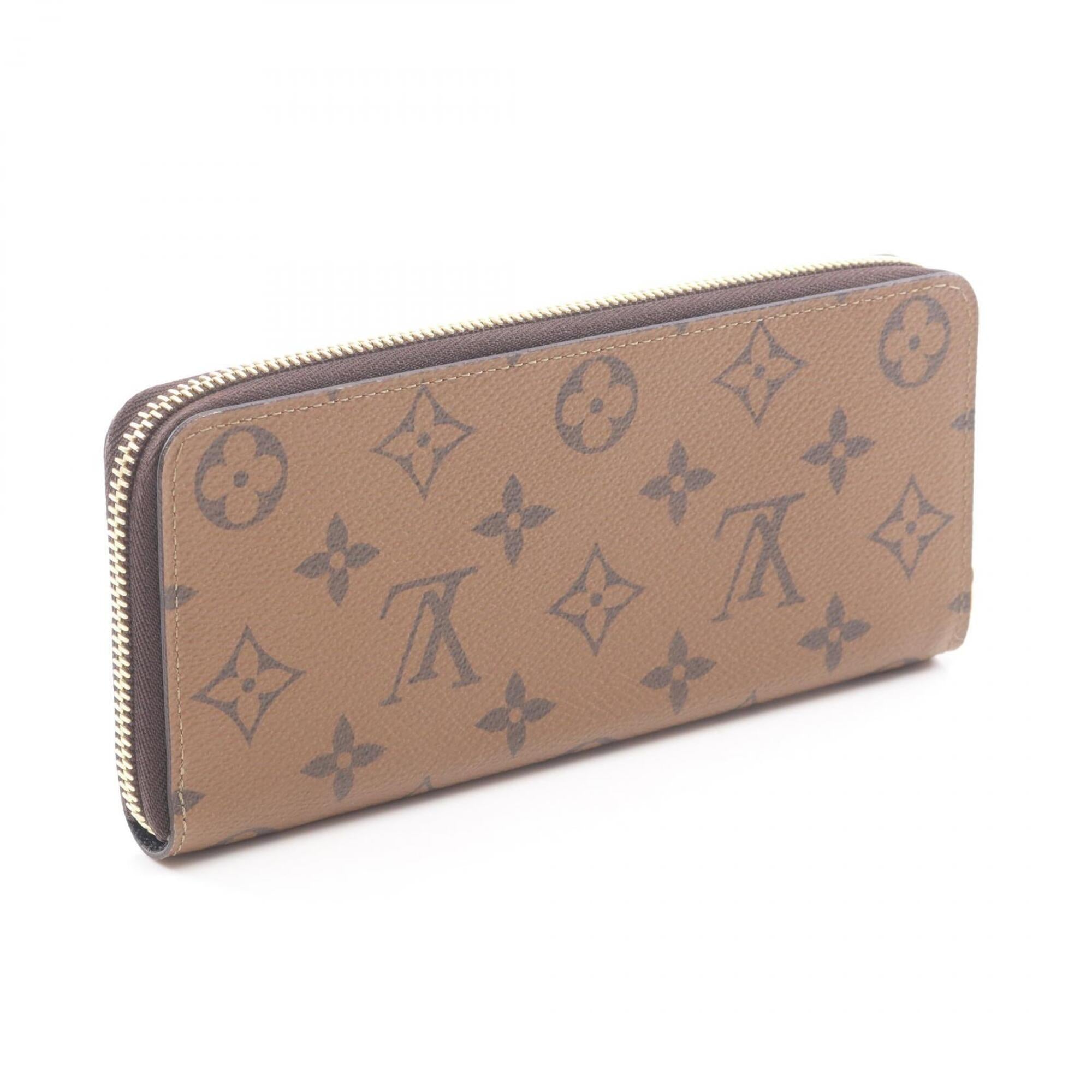 Louis Vuitton Brown Monogram Reverse Monogram Reverse Long Wallet (Bi-Fold) (Pre-Owned)