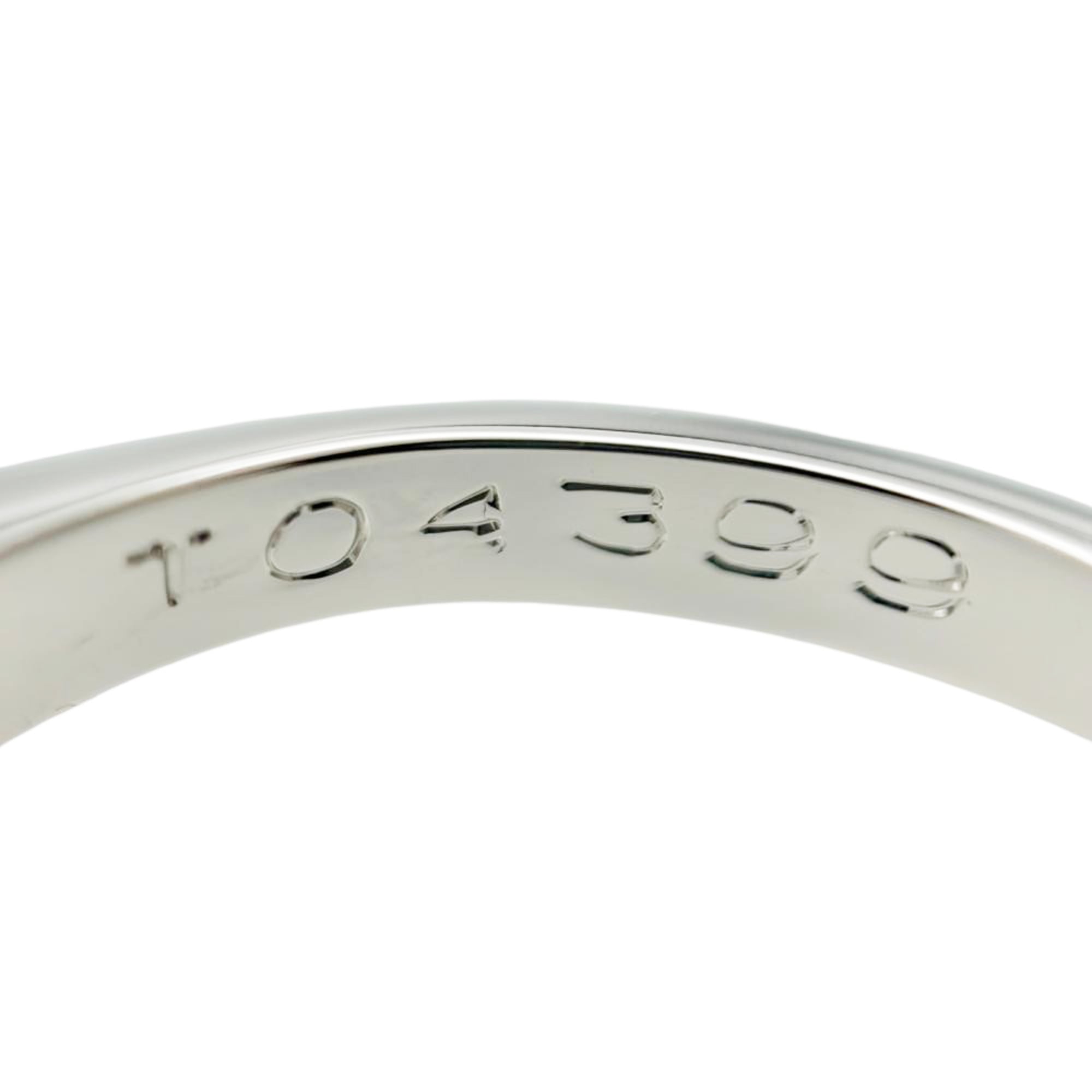 Tiffany Platinum Platinum 950 Band Ring (Pre-Owned)