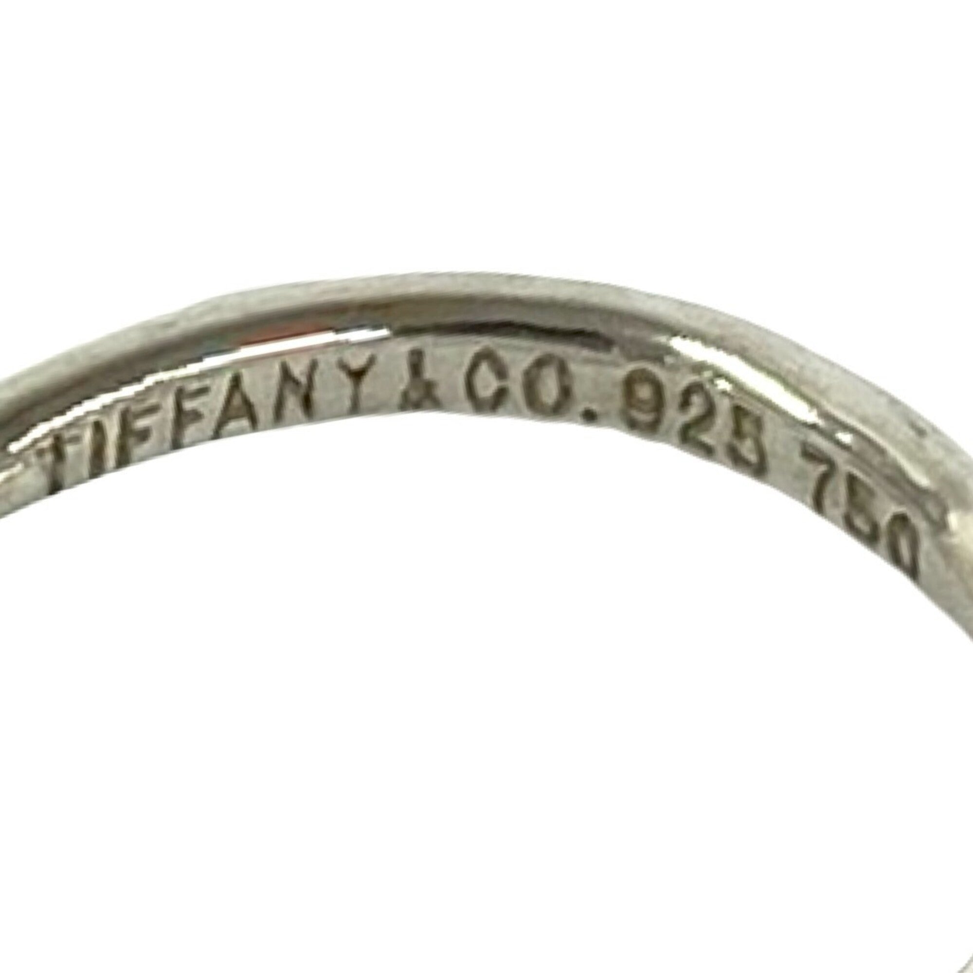 Tiffany Gold Silver Gold (18K) Silver 925 Band Ring (Pre-Owned)