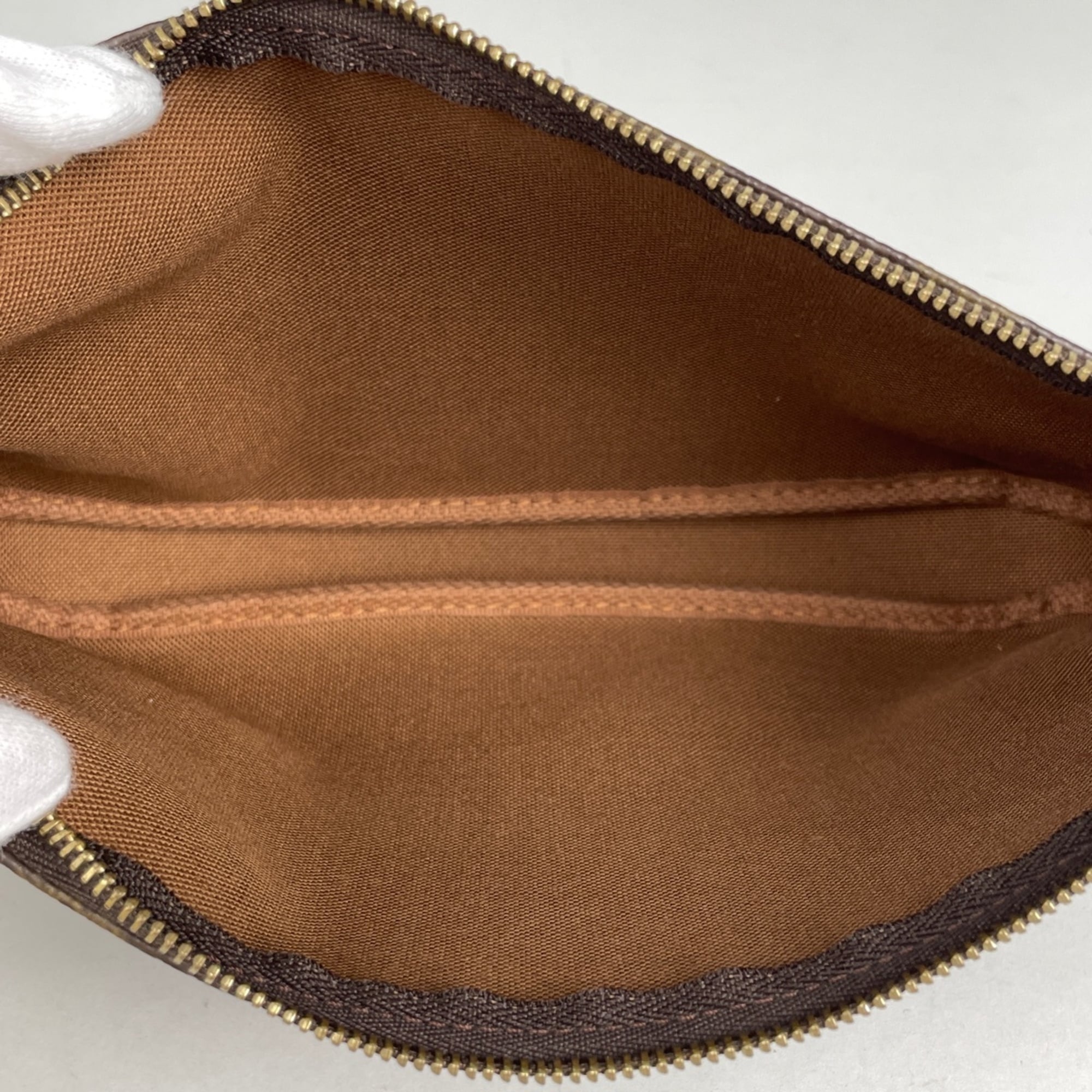 Louis Vuitton Monogram Brown Monogram Pochette Pouch (Pre-Owned)