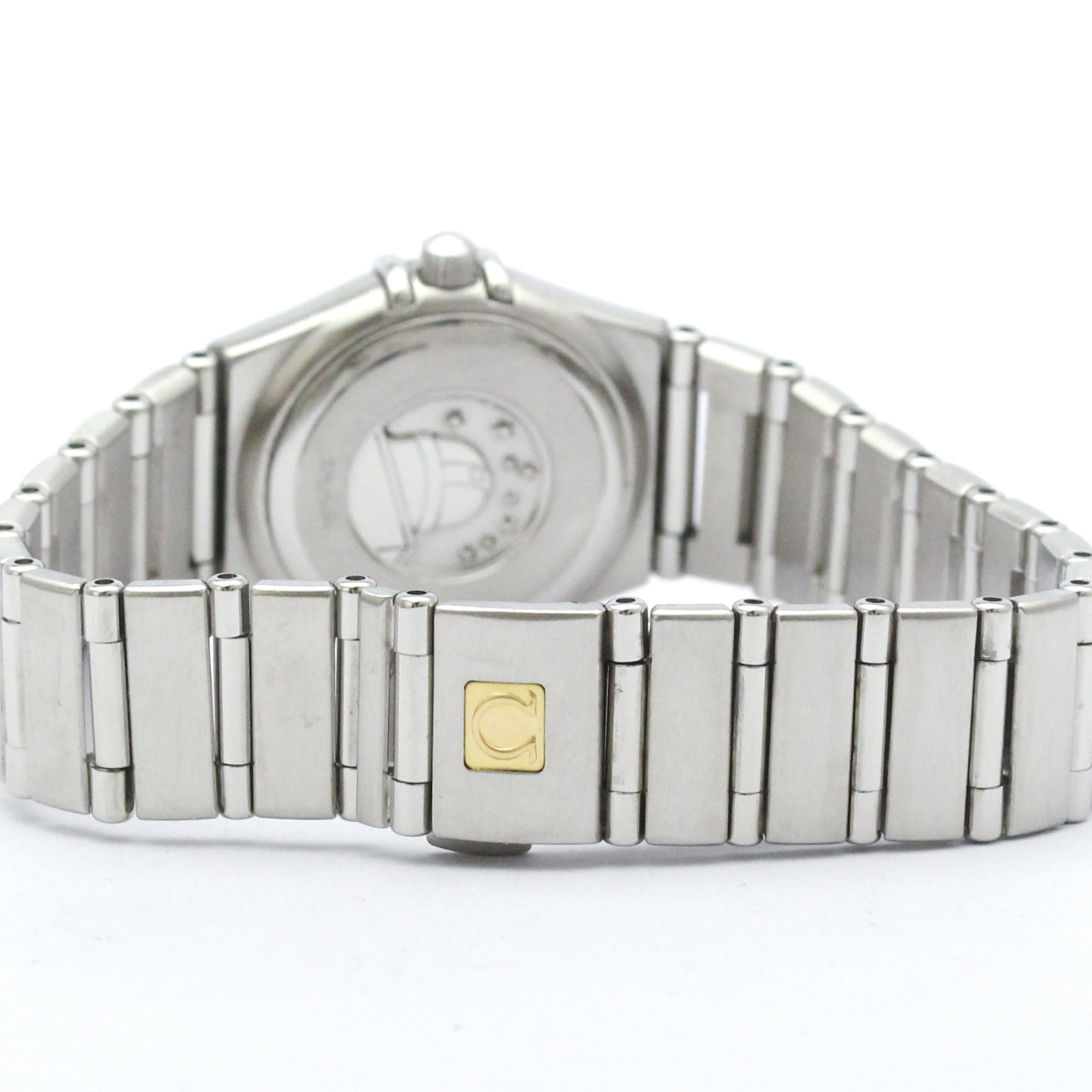 Omega Constellation My Choice Quartz Watch Stainless Steel With Diamond Bezel And Mother Of Pearl Watch (Pre-Owned)
