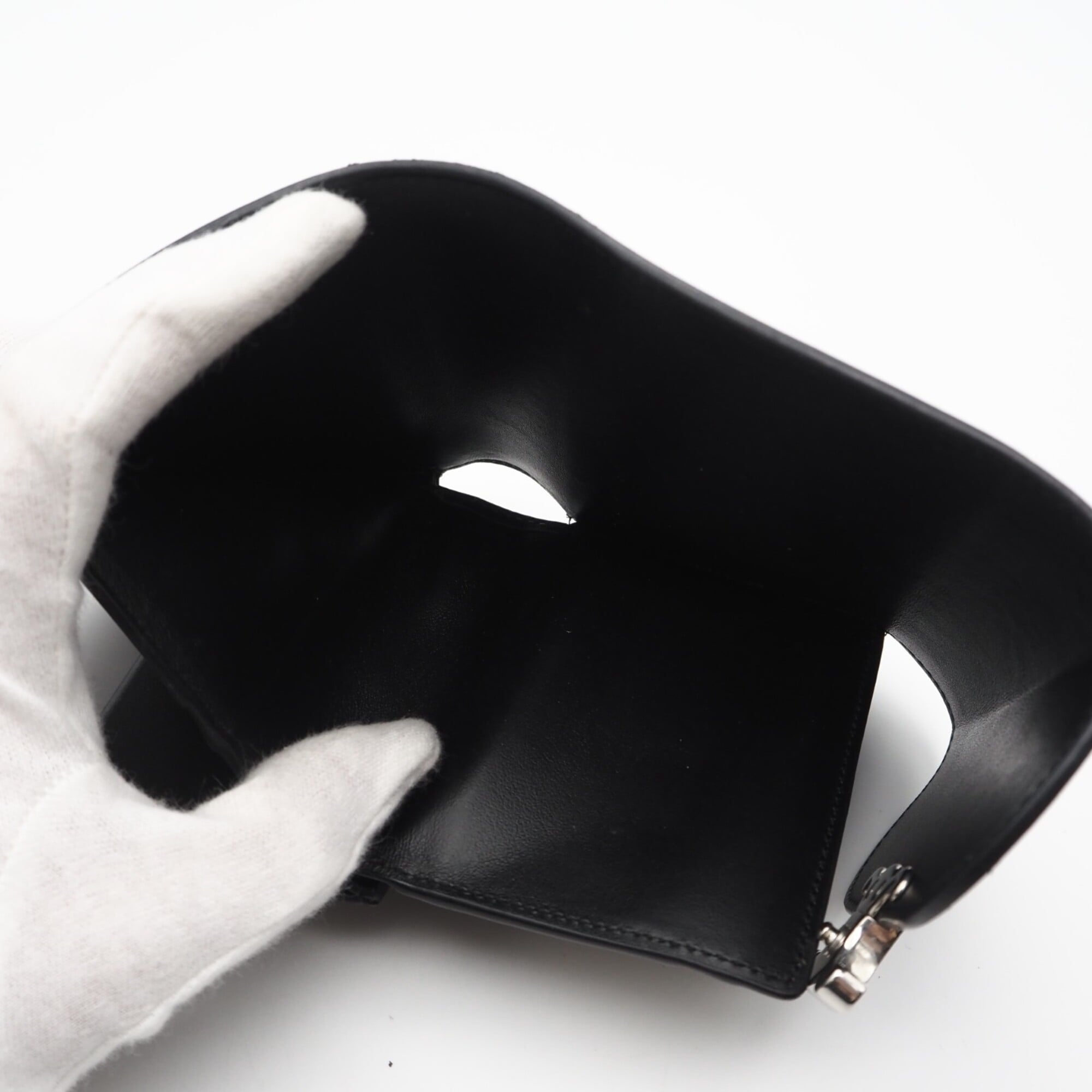 Celine Black Leather Wallet (Tri-Fold) (Pre-Owned)