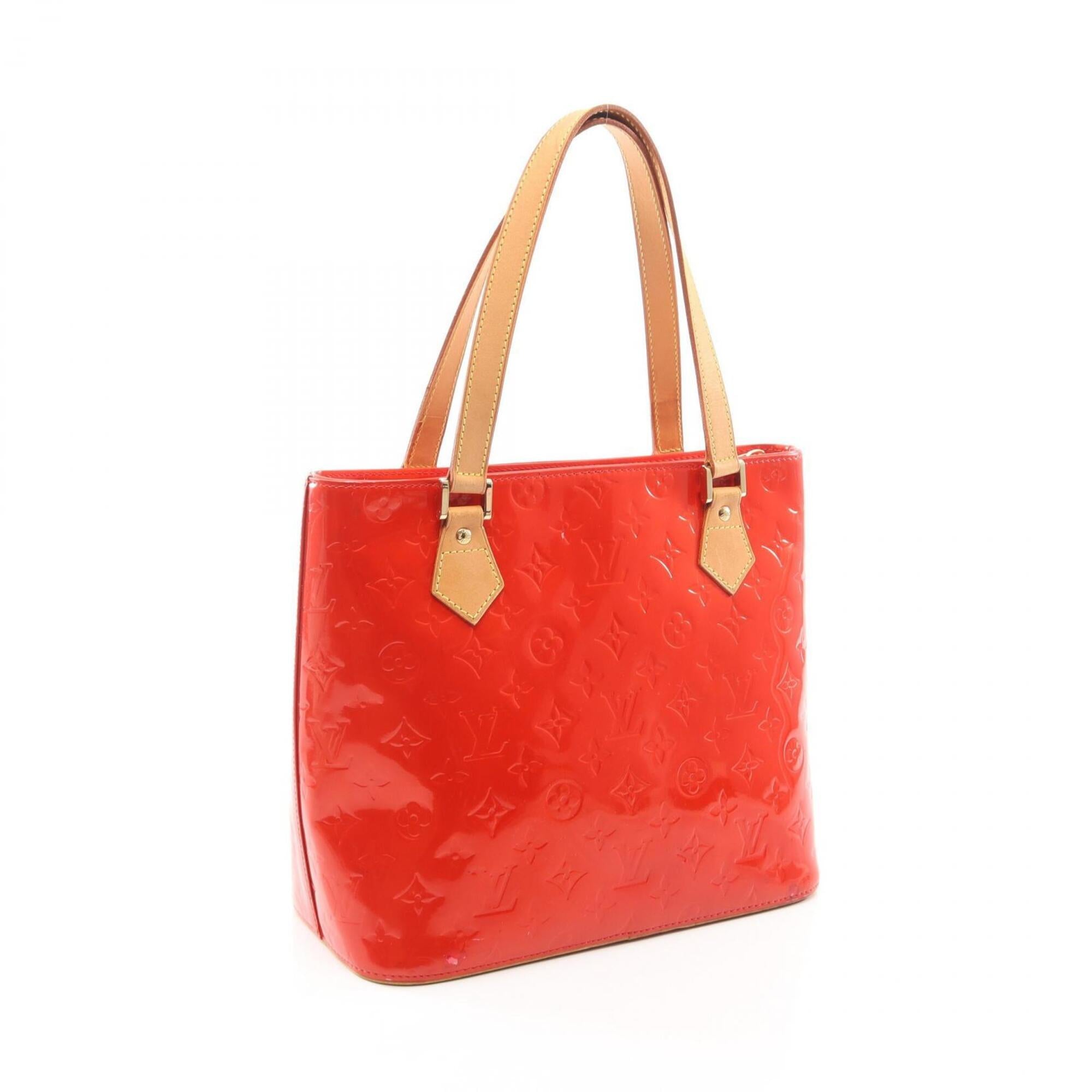 Louis Vuitton Red Color Leather Handbag (Pre-Owned)