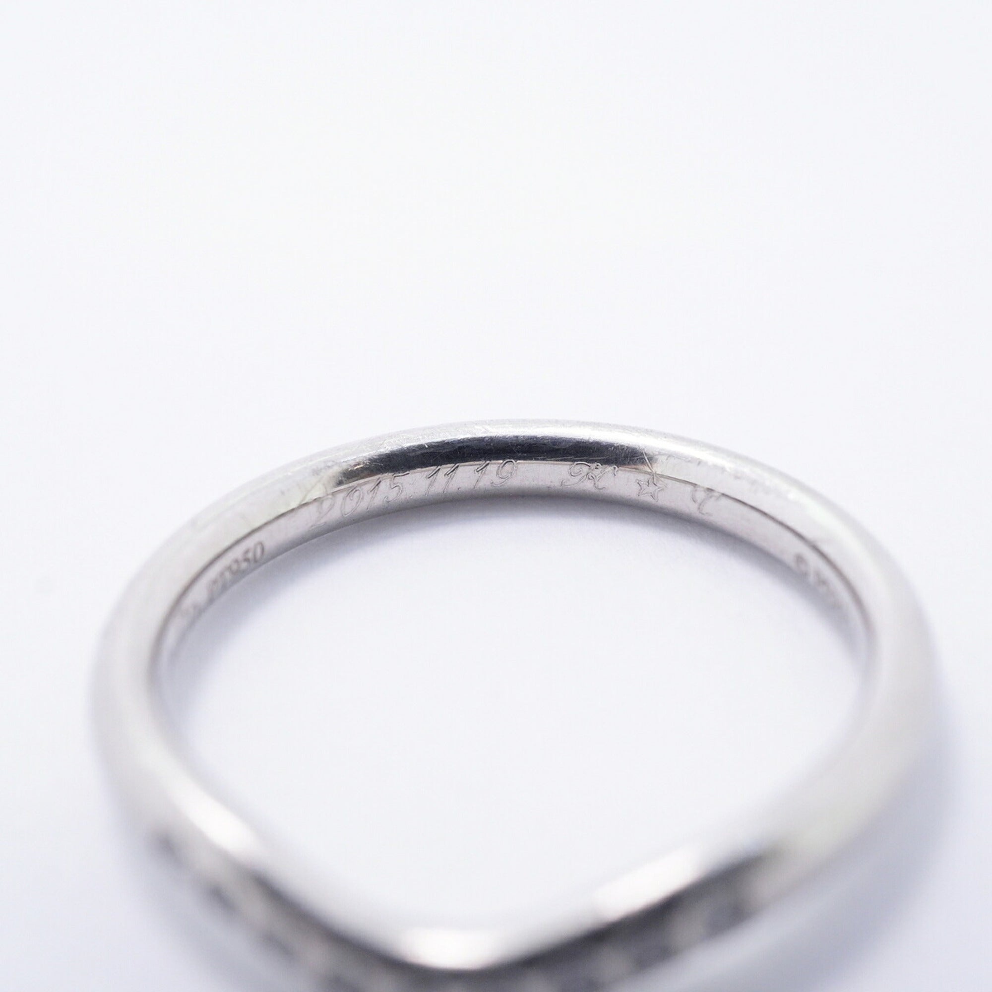 Tiffany Platinum 950 Band Ring (Pre-Owned)