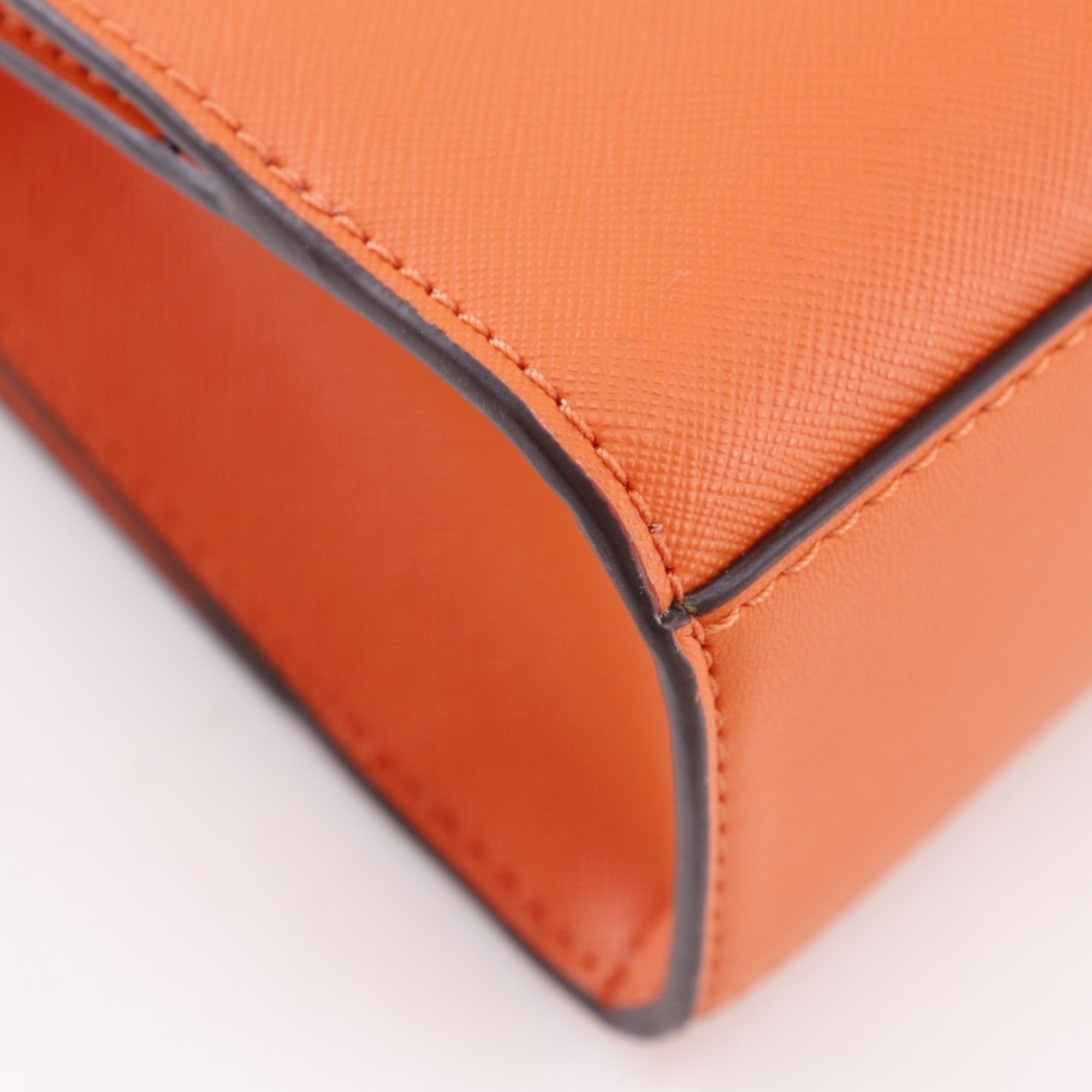 Michael Kors Orange Leather Handbag (Pre-Owned)