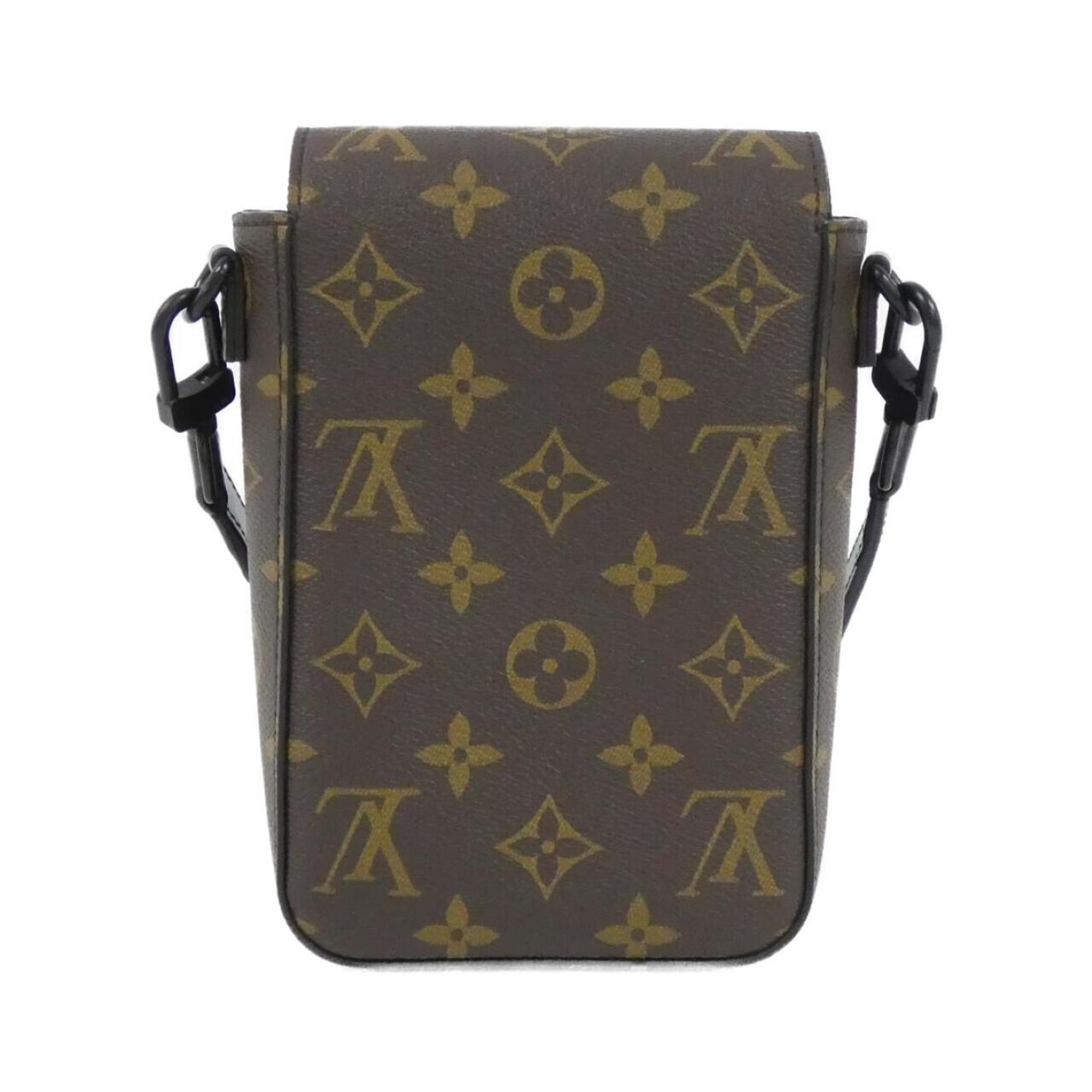 Louis Vuitton Brown Coated Canvas Shoulder Bag (Pre-Owned)
