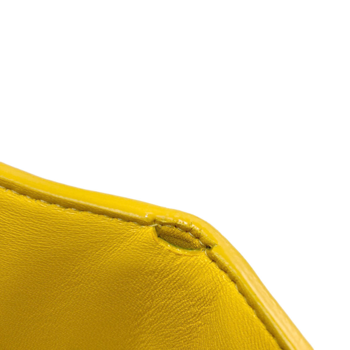 Balenciaga Yellow Leather Wallet (Tri-Fold) (Pre-Owned)