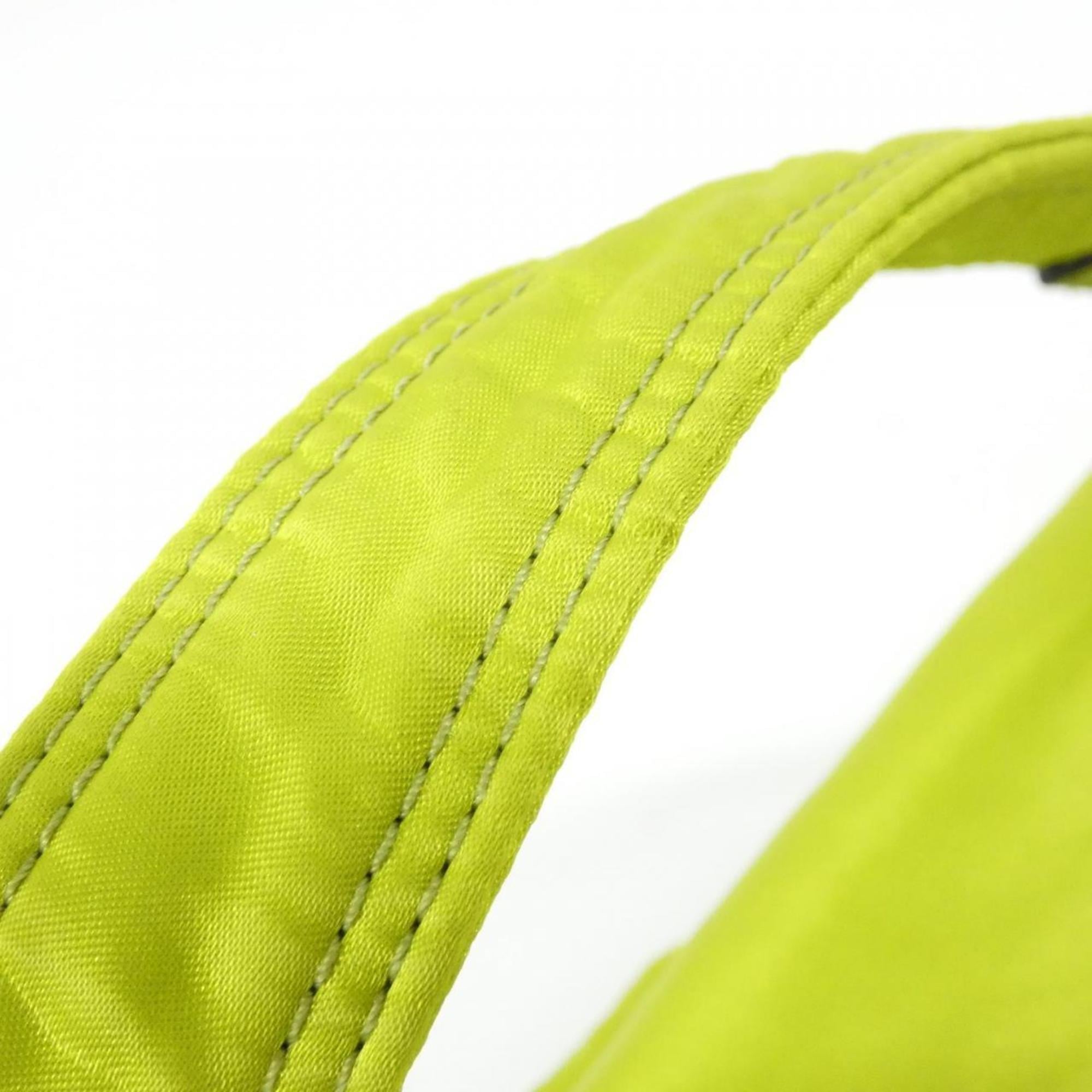 Fendi Green Nylon Shoulder Bag (Pre-Owned)