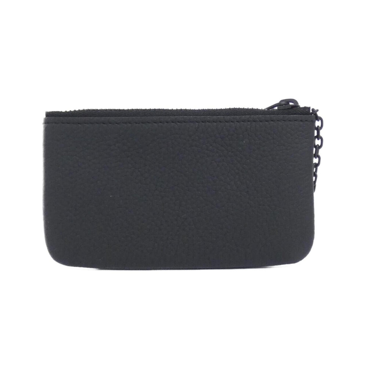 Louis Vuitton Black Leather Coin Purse/Coin Case (Pre-Owned)
