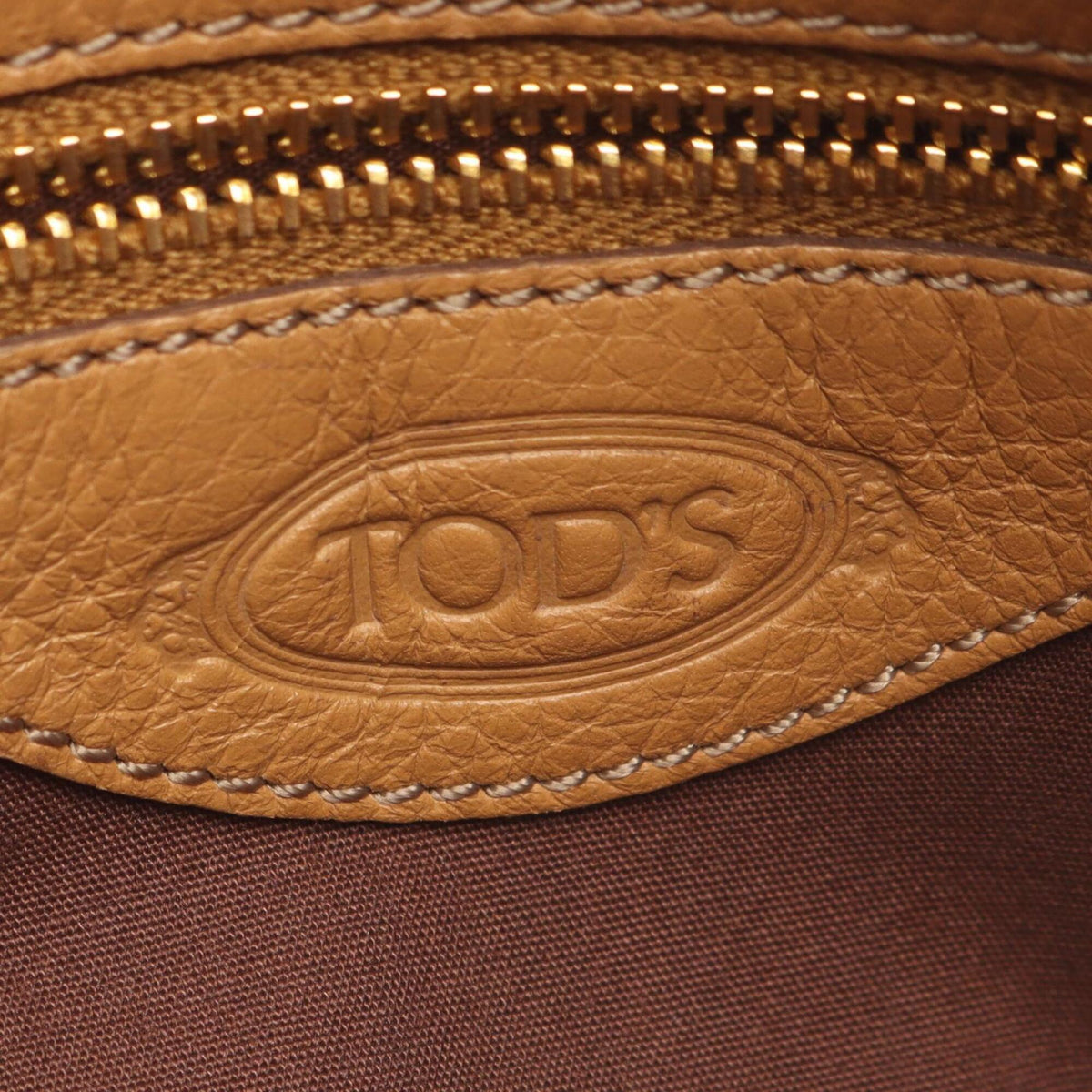Tod's Brown Leather Handbag (Pre-Owned)