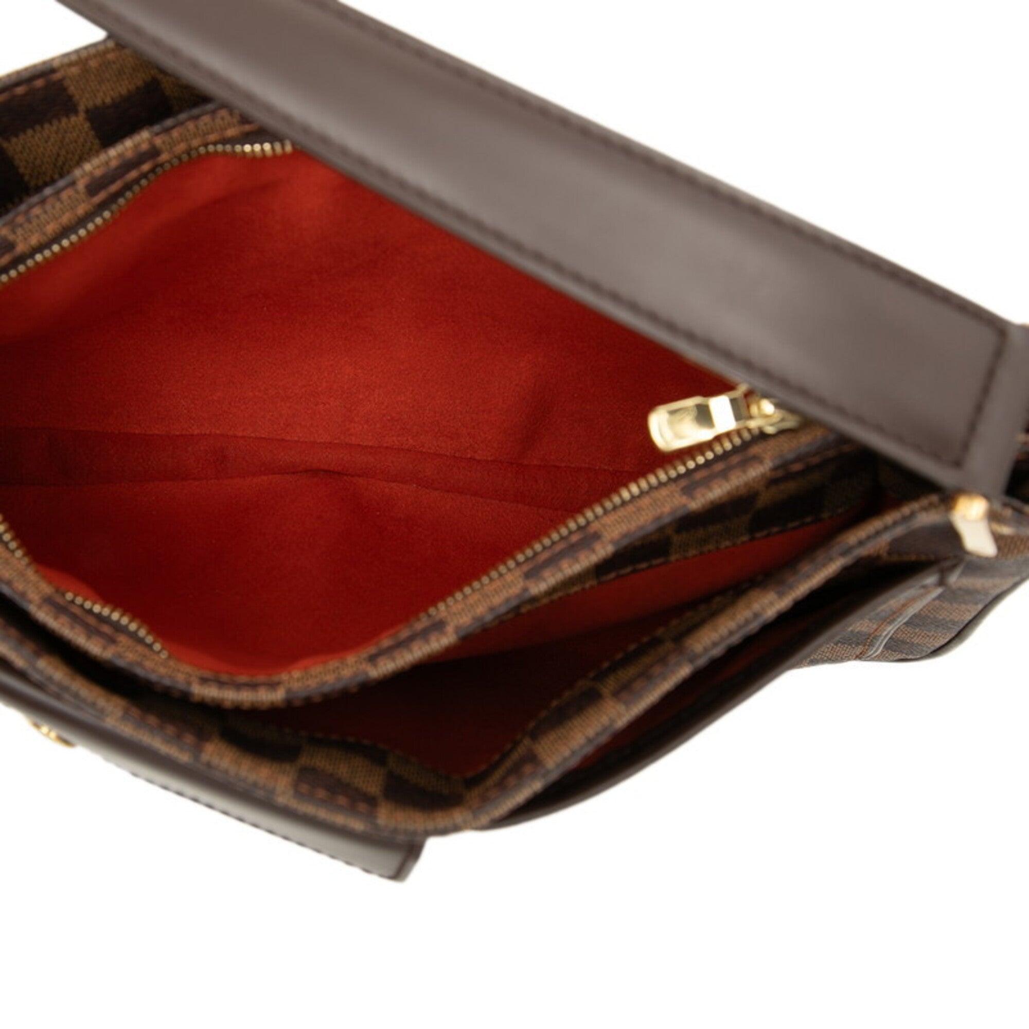 Louis Vuitton Brown Damier Canvas Pvc Leather Shoulder Bag (Pre-Owned)