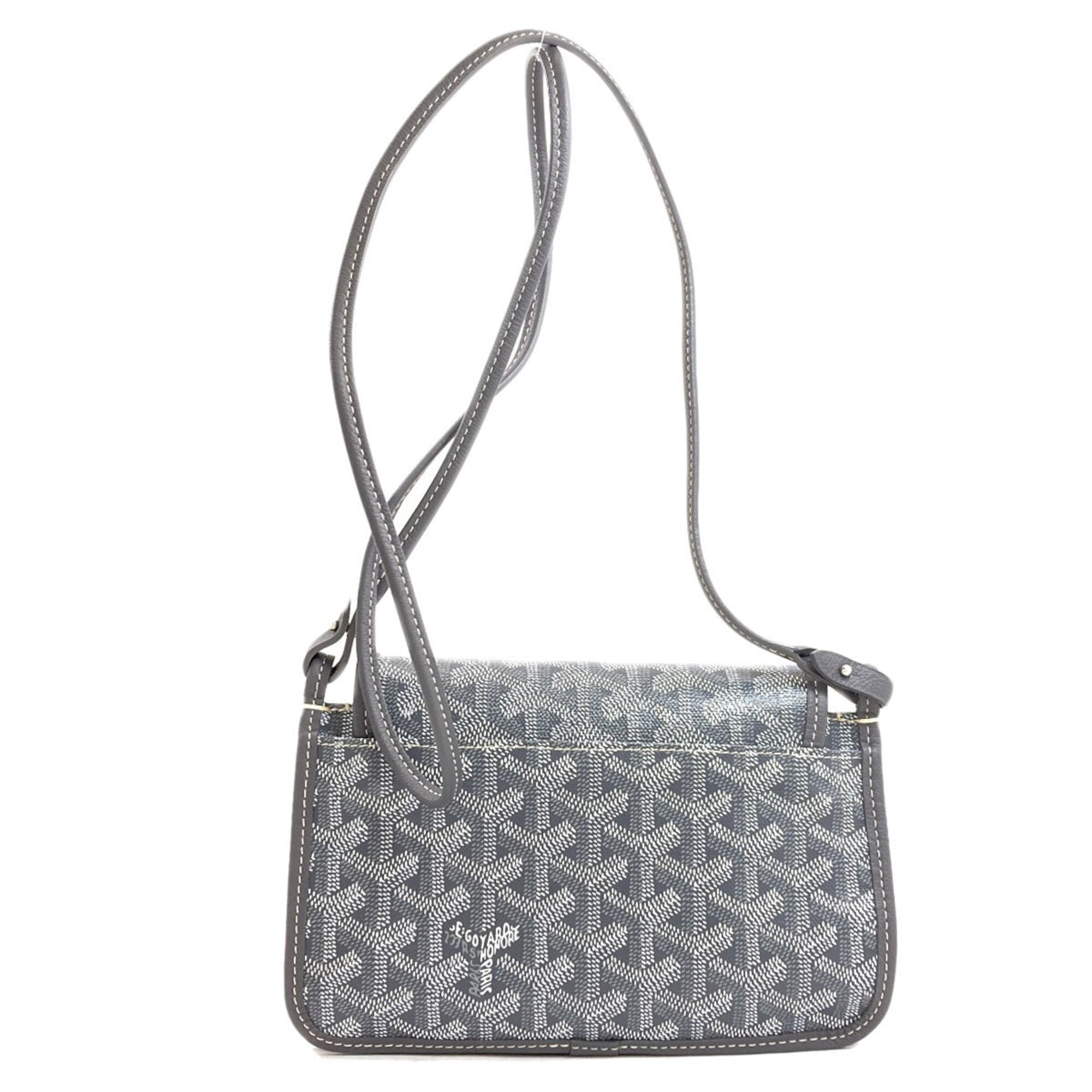 Goyard Gray Coated Canvas Pouch Shoulder Bag (Pre-Owned)