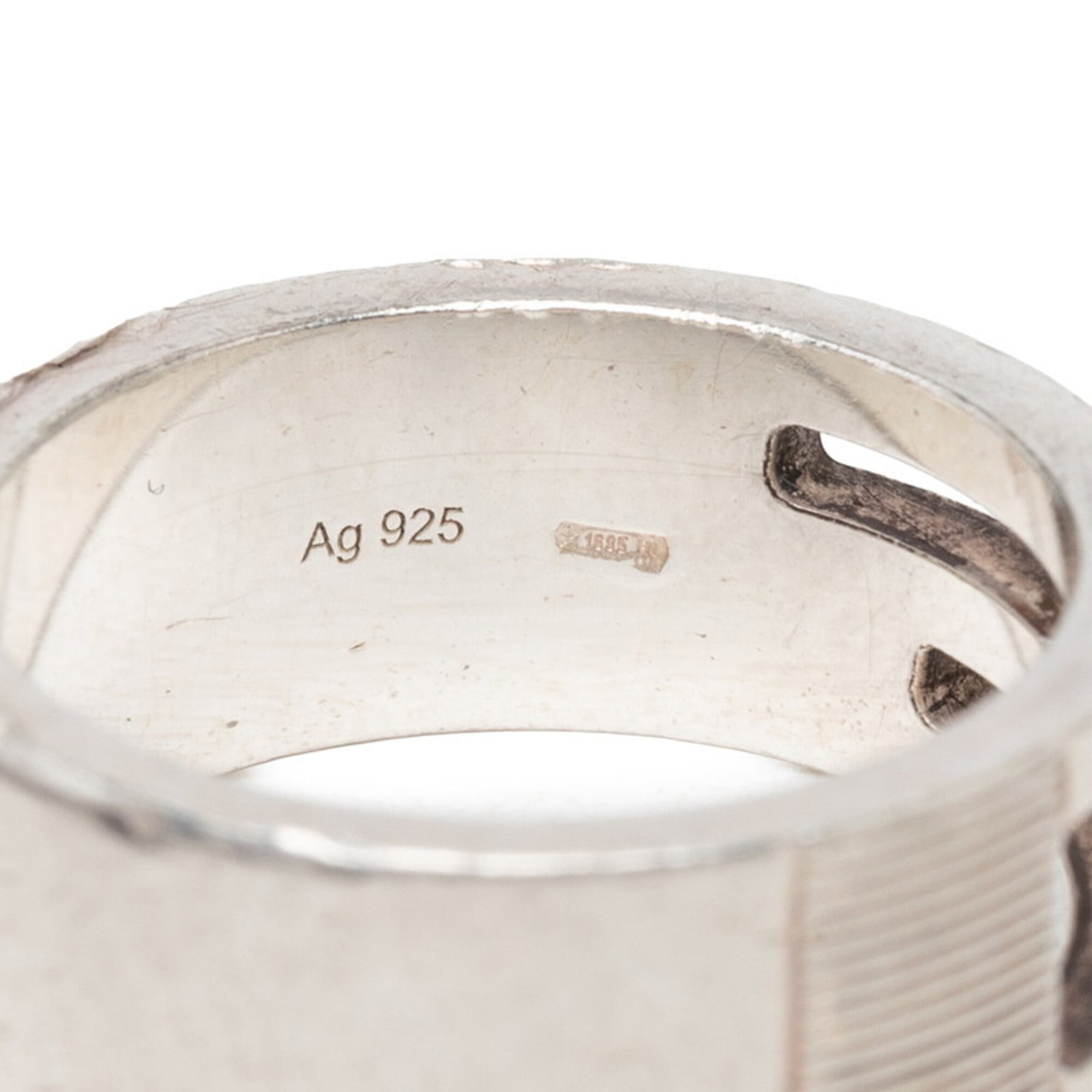 Gucci Silver 925 Band Ring (Pre-Owned)