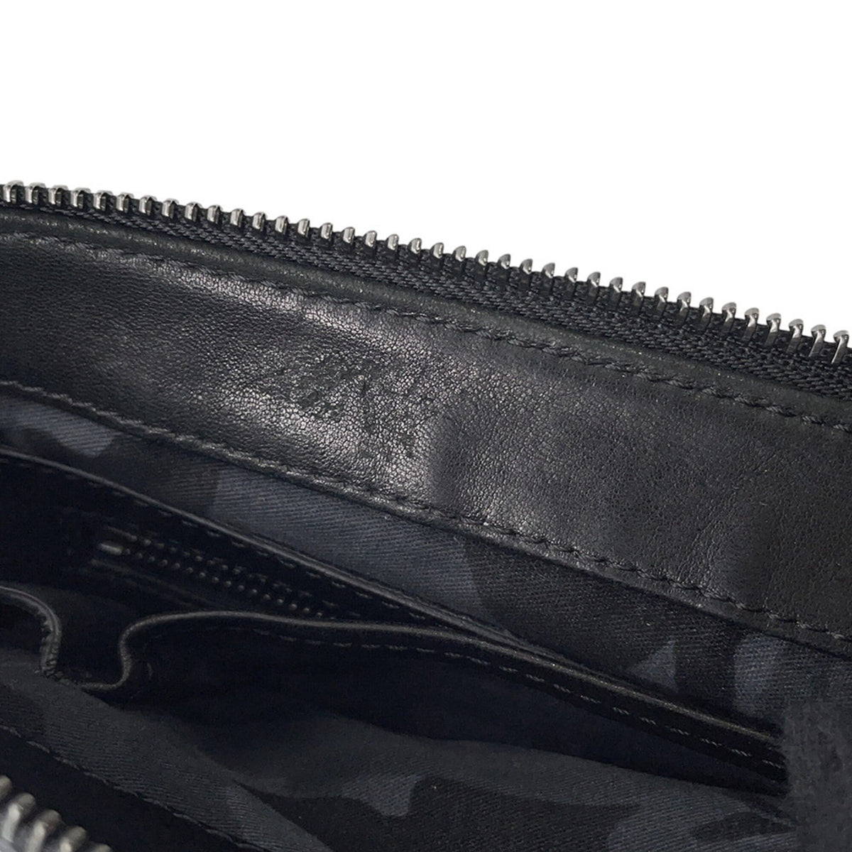 Jimmy Choo Black Leather Clutch Bag Handbag (Pre-Owned)