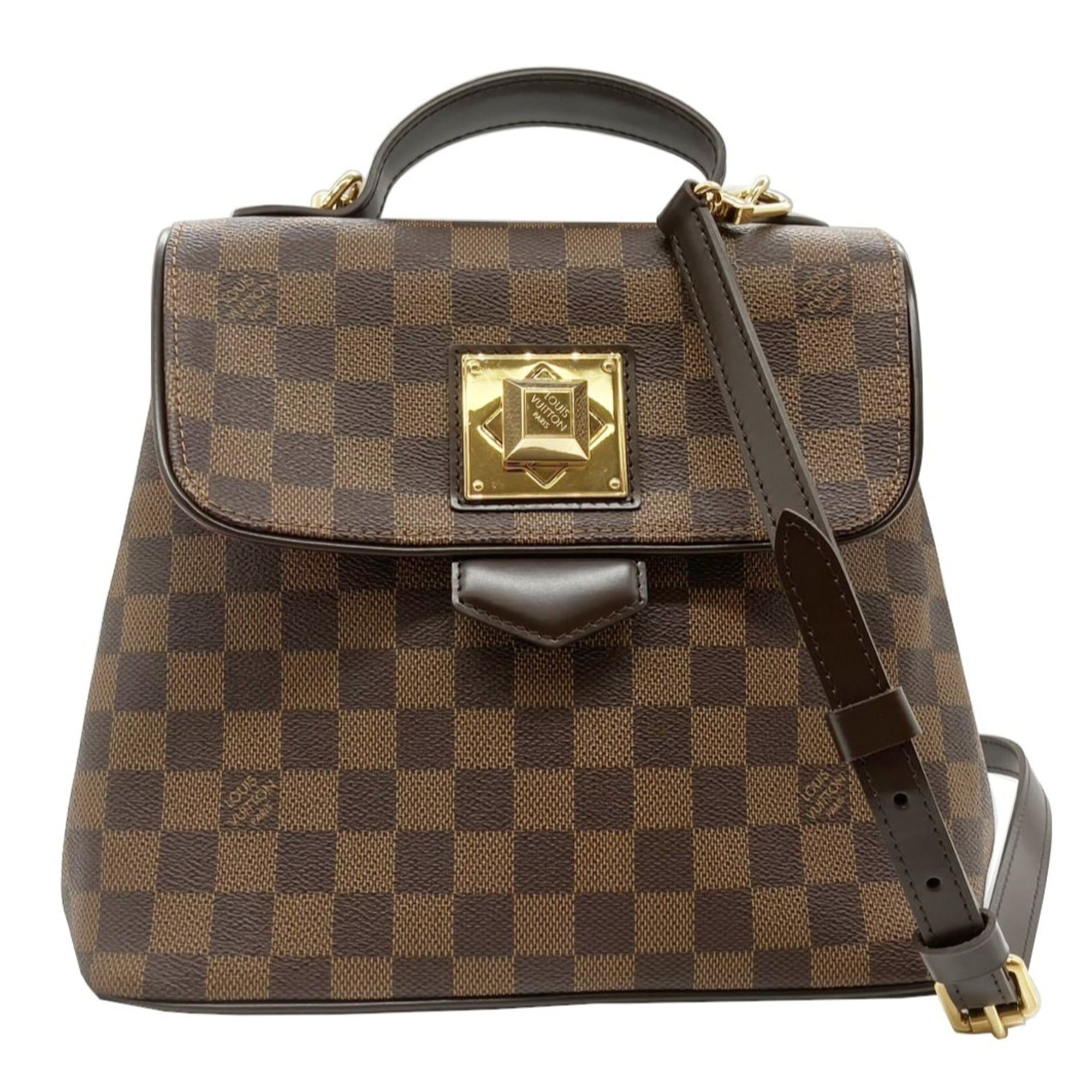 Louis Vuitton Damier Damier Canvas Ebene Shoulder Bag (Pre-Owned)