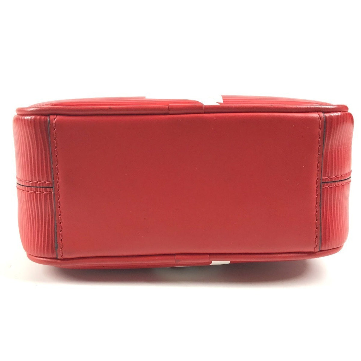 Louis Vuitton Red Color White Epi Leather Pochette Shoulder Bag (Pre-Owned)