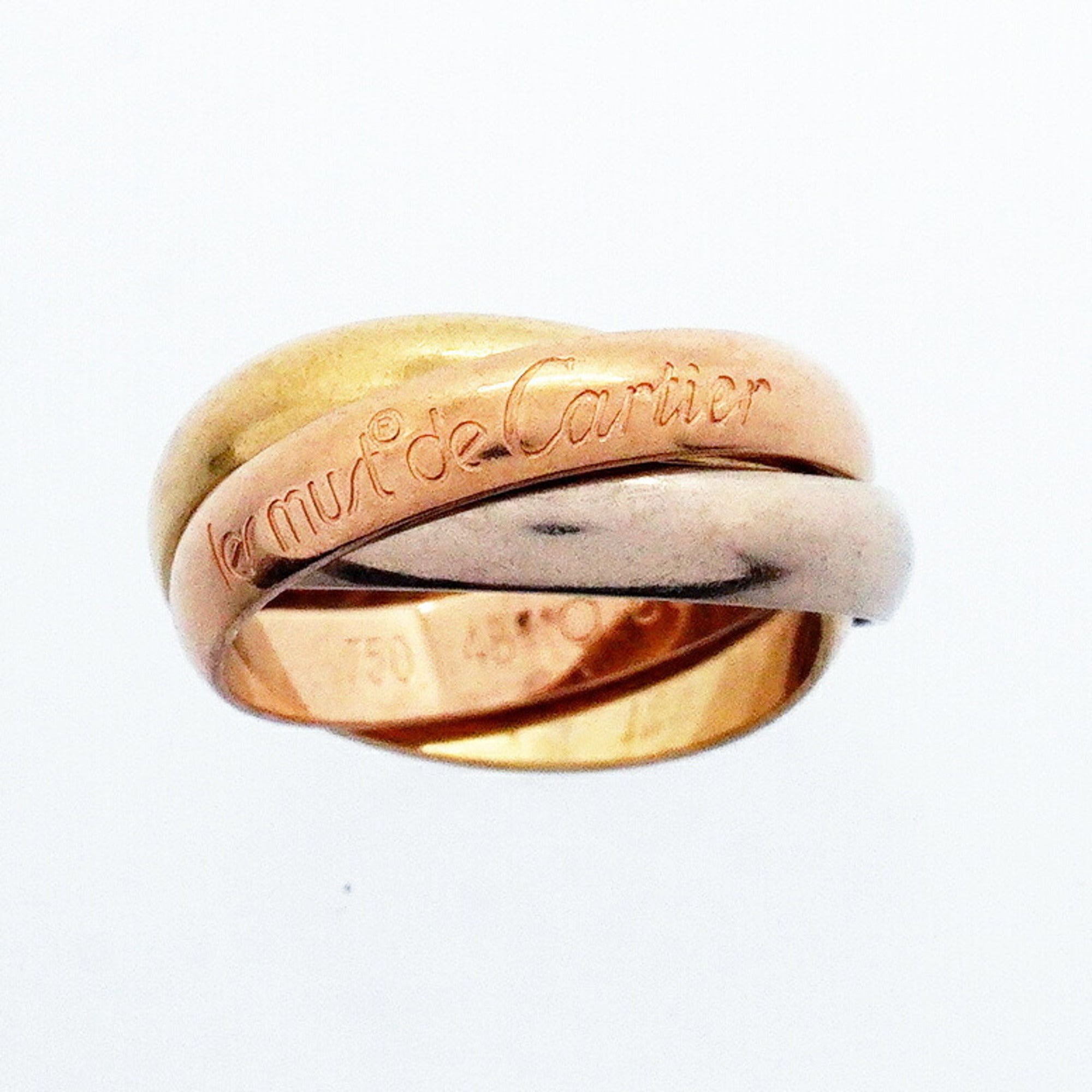 Cartier Yellow Gold (18K) Pink Gold (18K) White Gold (18K) Band Ring (Pre-Owned)