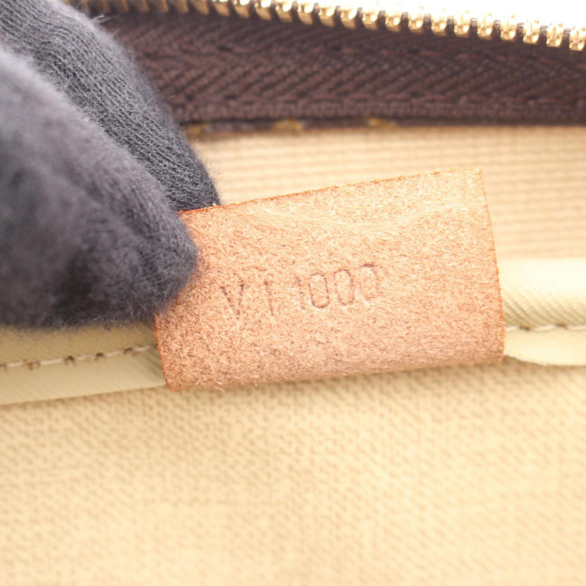 Louis Vuitton Brown Monogram Coated Canvas Handbag (Pre-Owned)